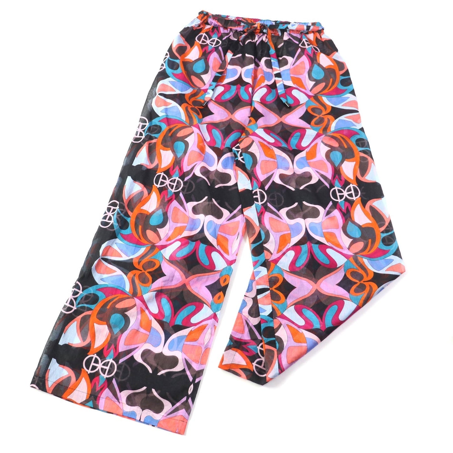 HERMES Pants cotton multicolor 34