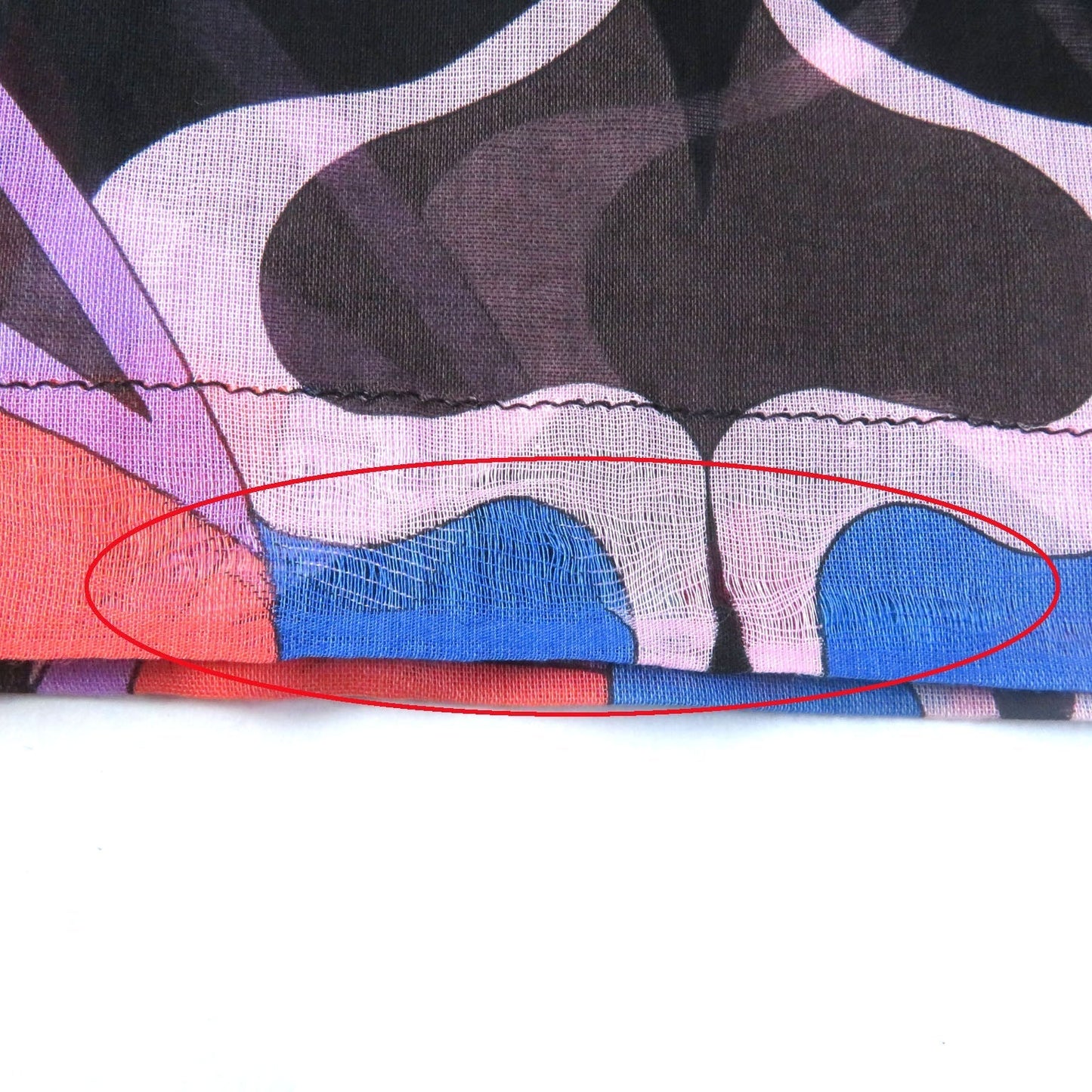 HERMES Pants cotton multicolor 34