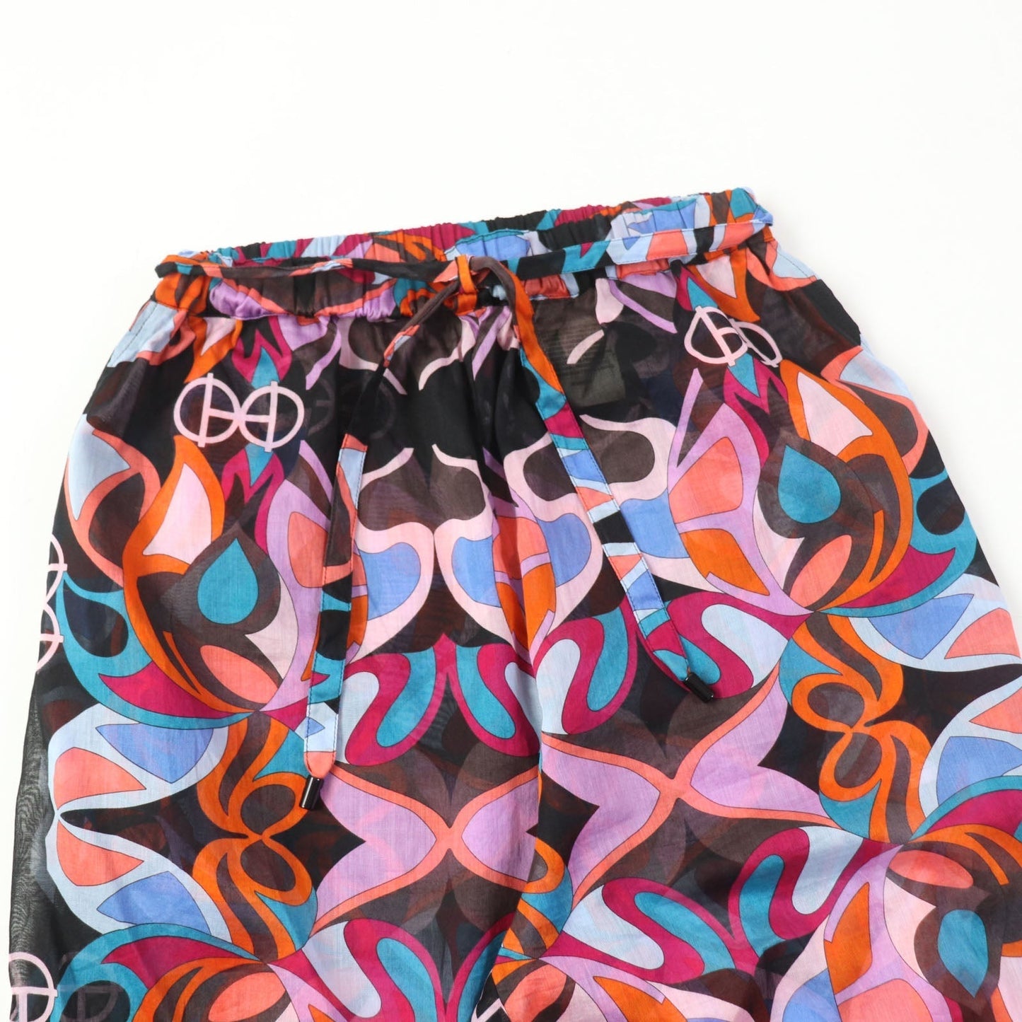 HERMES Pants cotton multicolor 34
