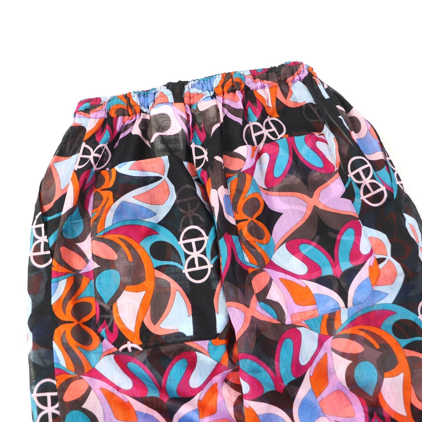 HERMES Pants cotton multicolor 34