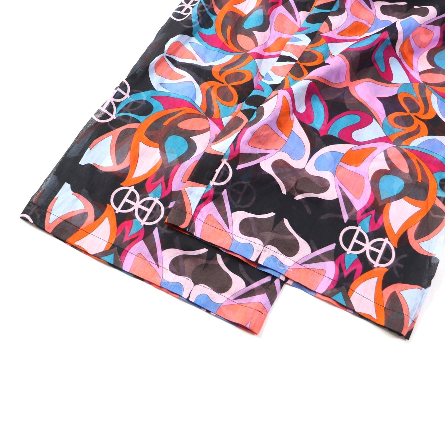 HERMES Pants cotton multicolor 34