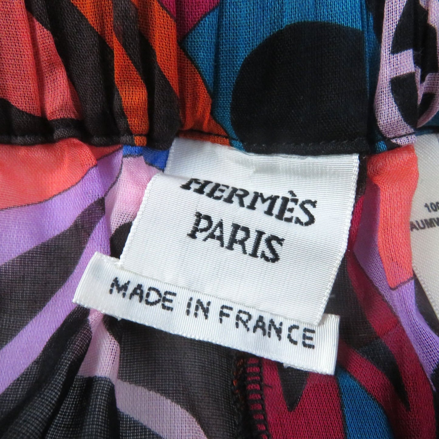 HERMES Pants cotton multicolor 34