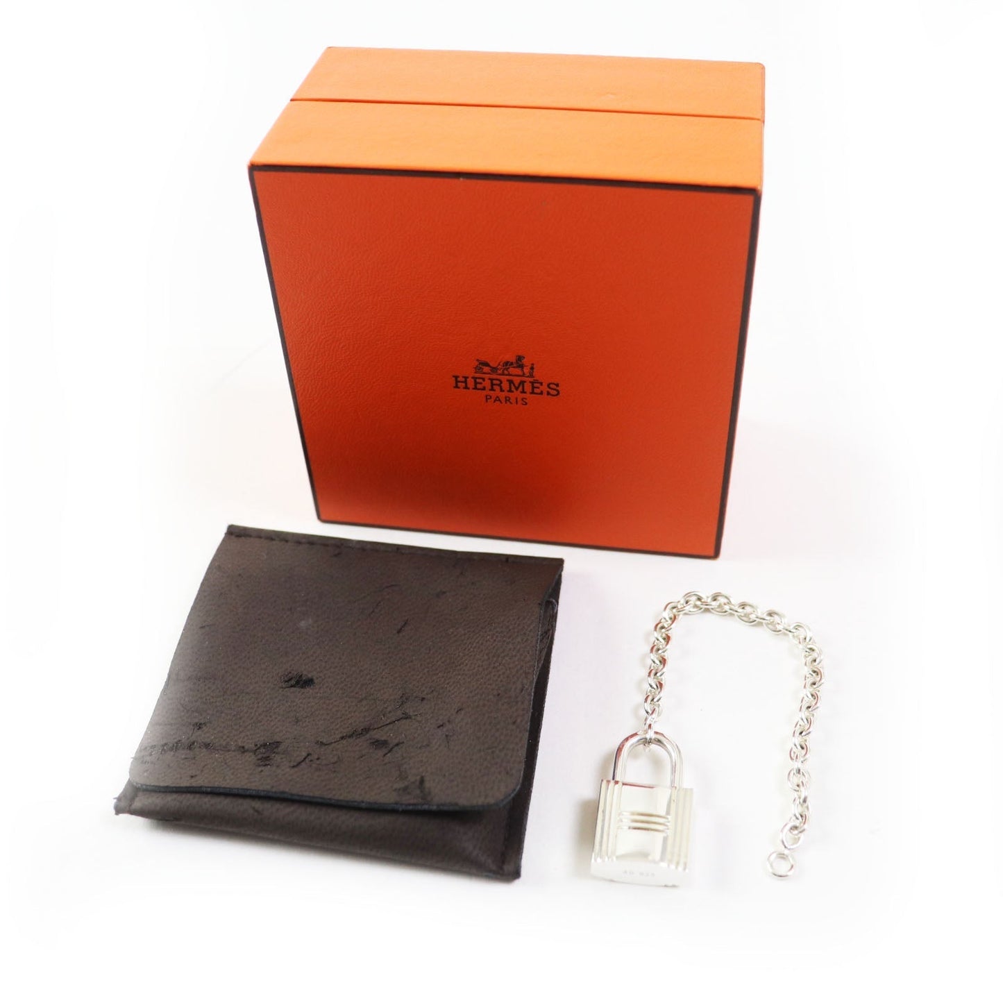 HERMES key ring AG925 Silver