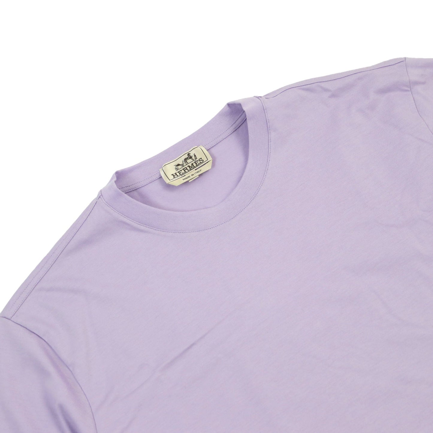 HERMES Short sleeve T-shirt cotton purple L