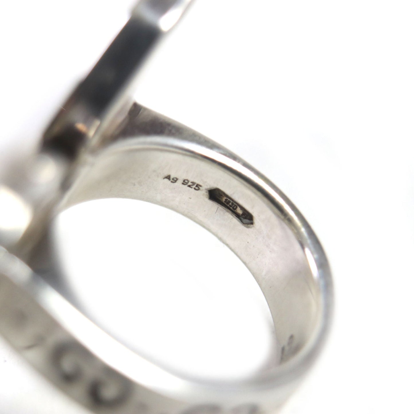 GUCCI Ring AG925 Pink Silver GHOST ghost 11