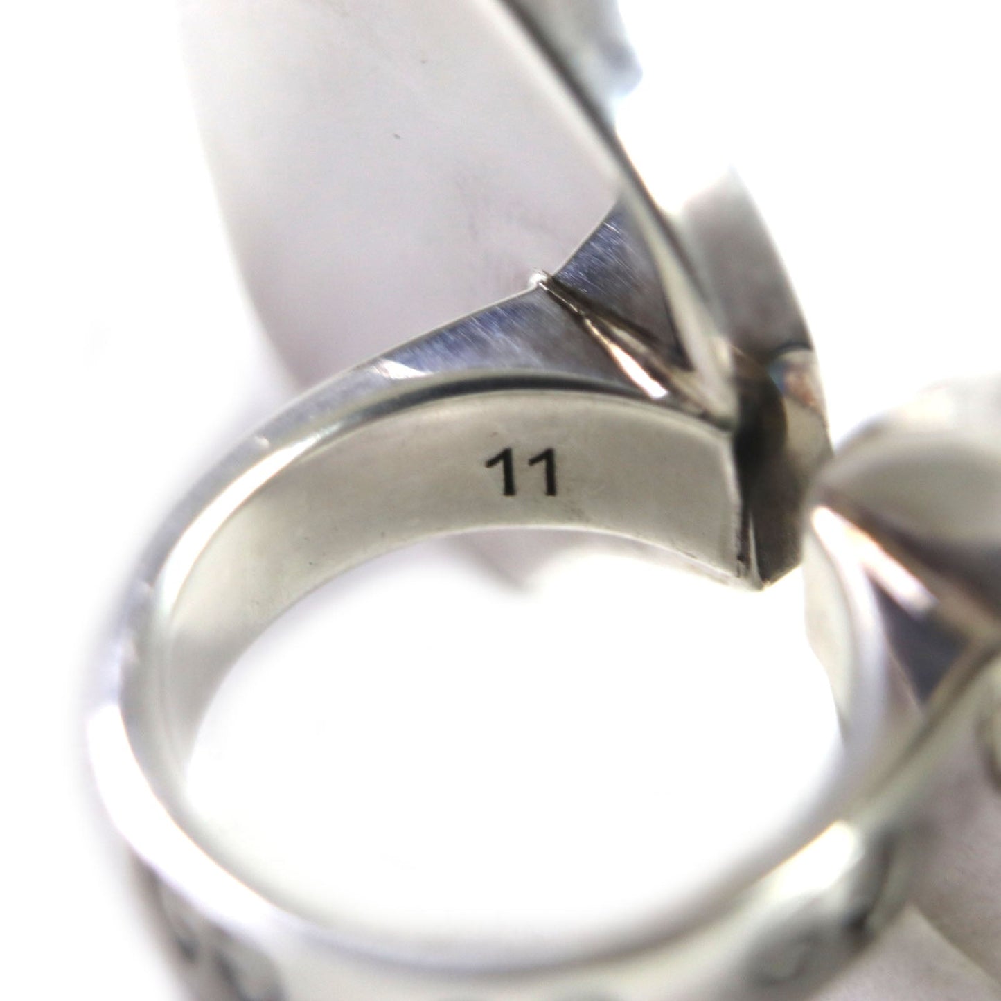 GUCCI Ring AG925 Pink Silver GHOST ghost 11