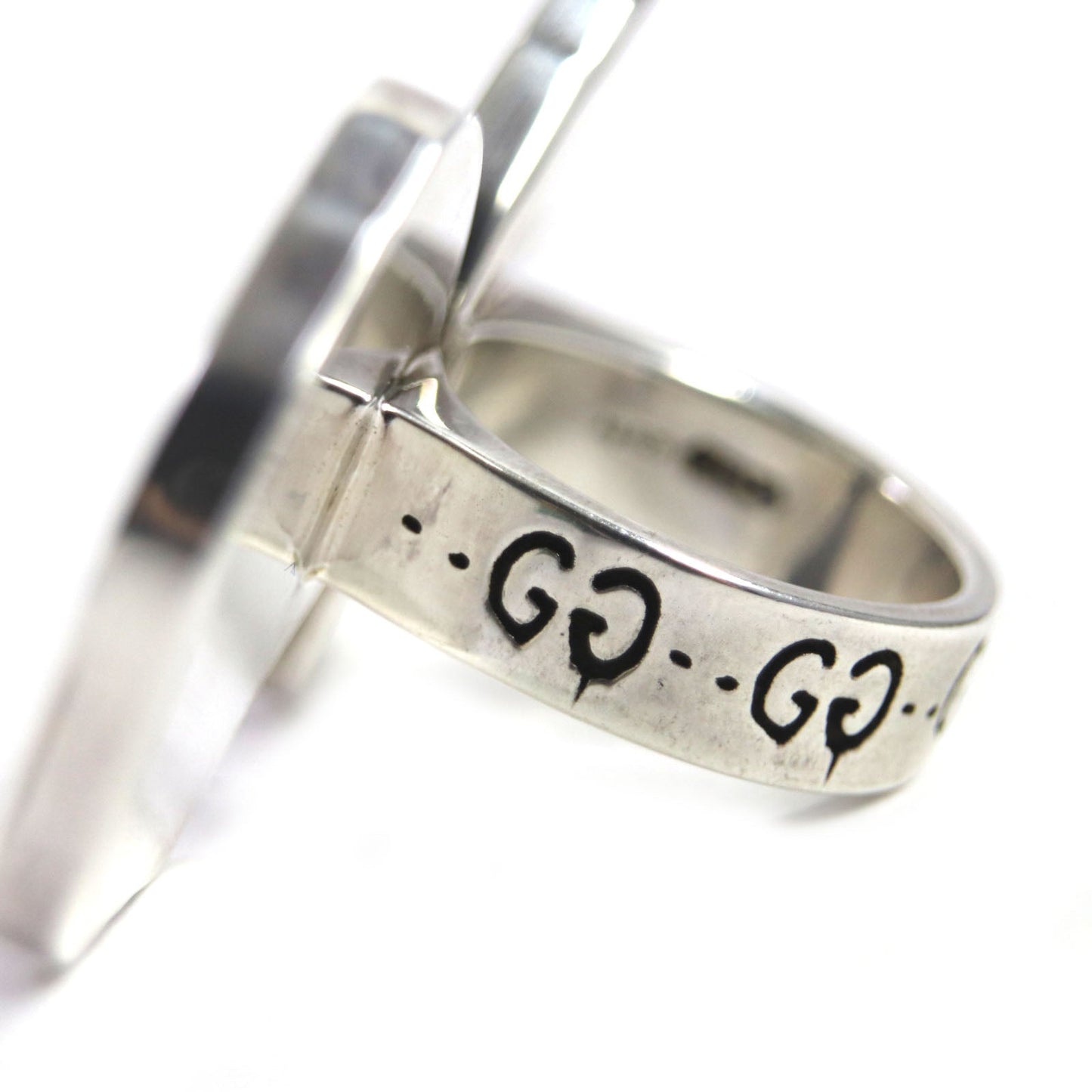GUCCI Ring AG925 Pink Silver GHOST ghost 11