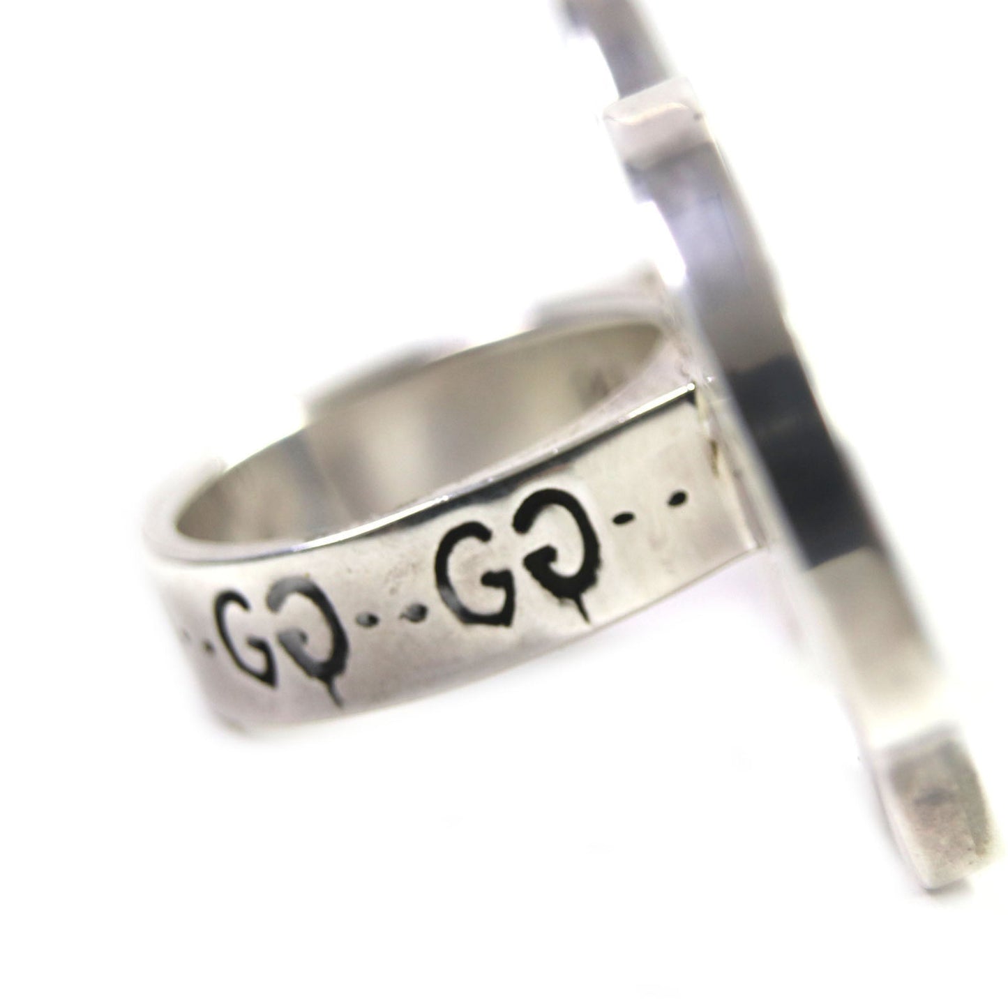 GUCCI Ring AG925 Pink Silver GHOST ghost 11