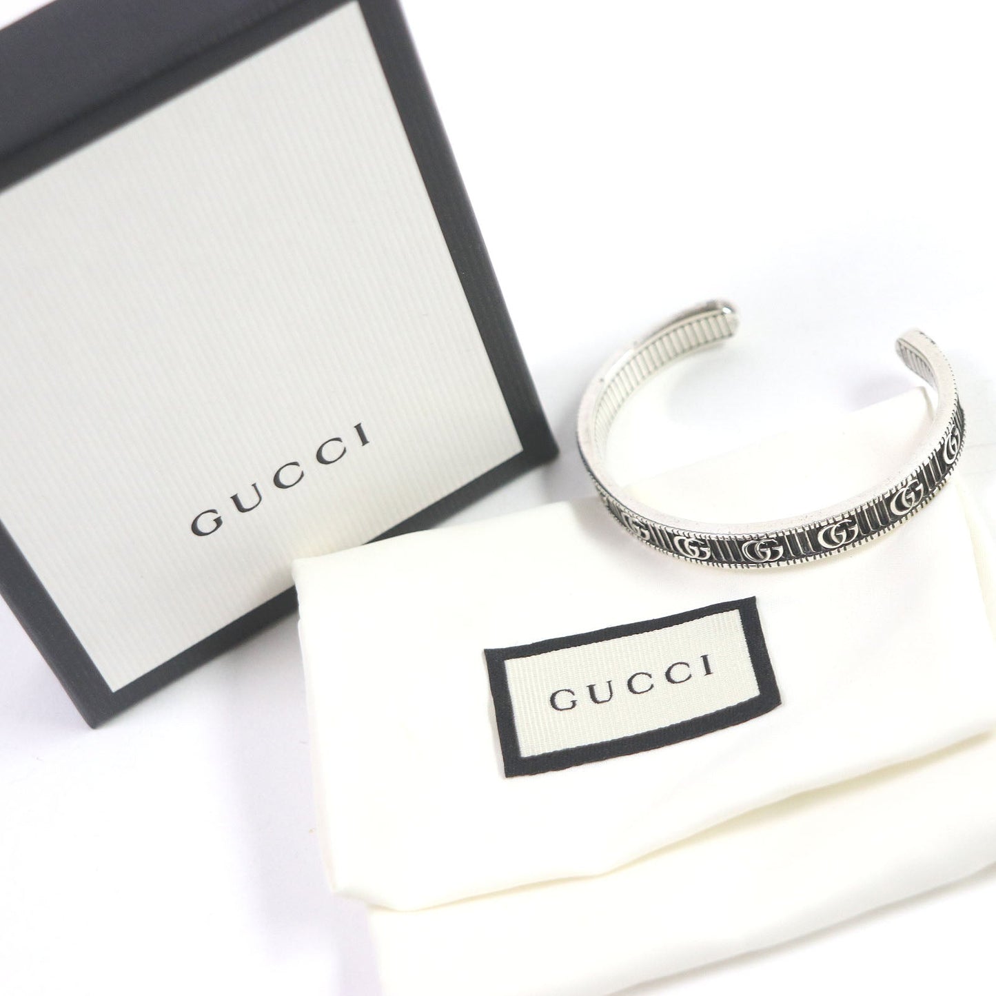 GUCCI Bangle 551903 AG925 Silver 17