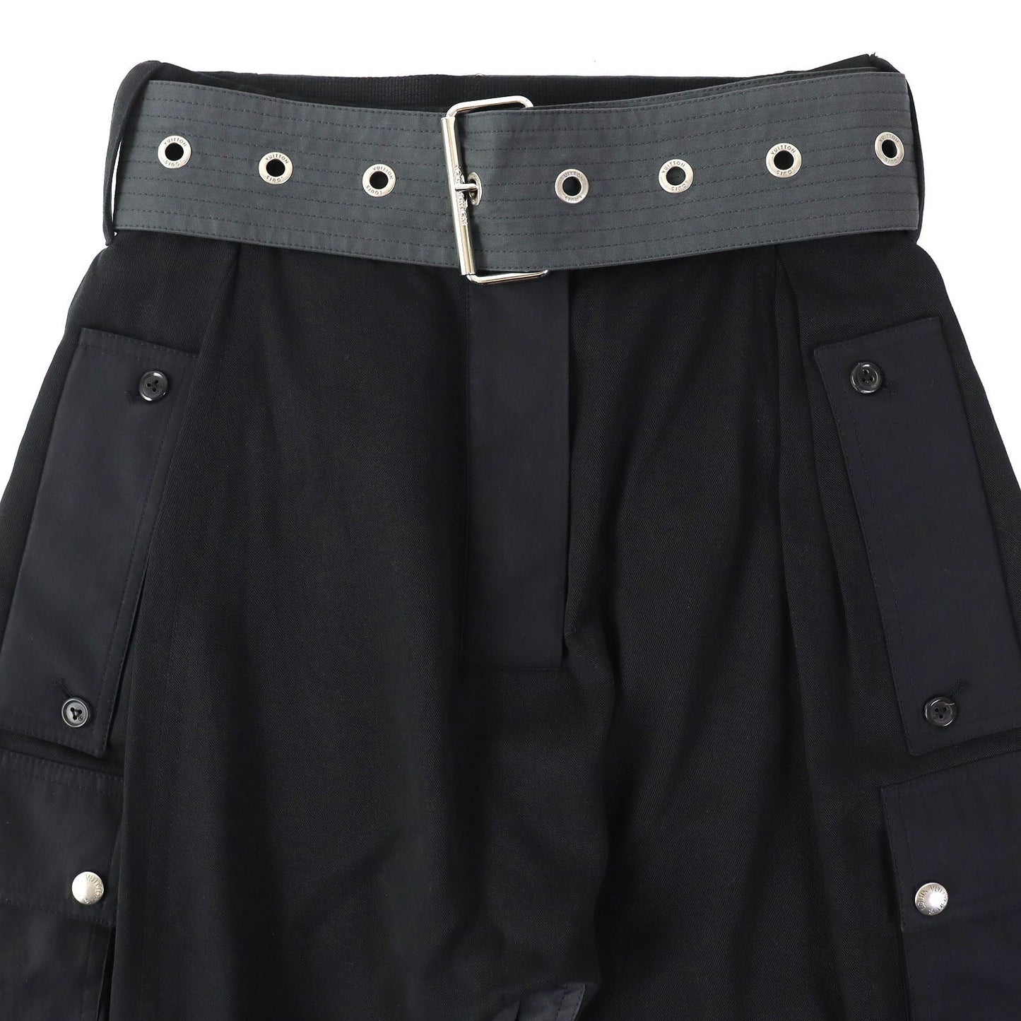 LOUIS VUITTON cargo pants Lyocell Black type 36