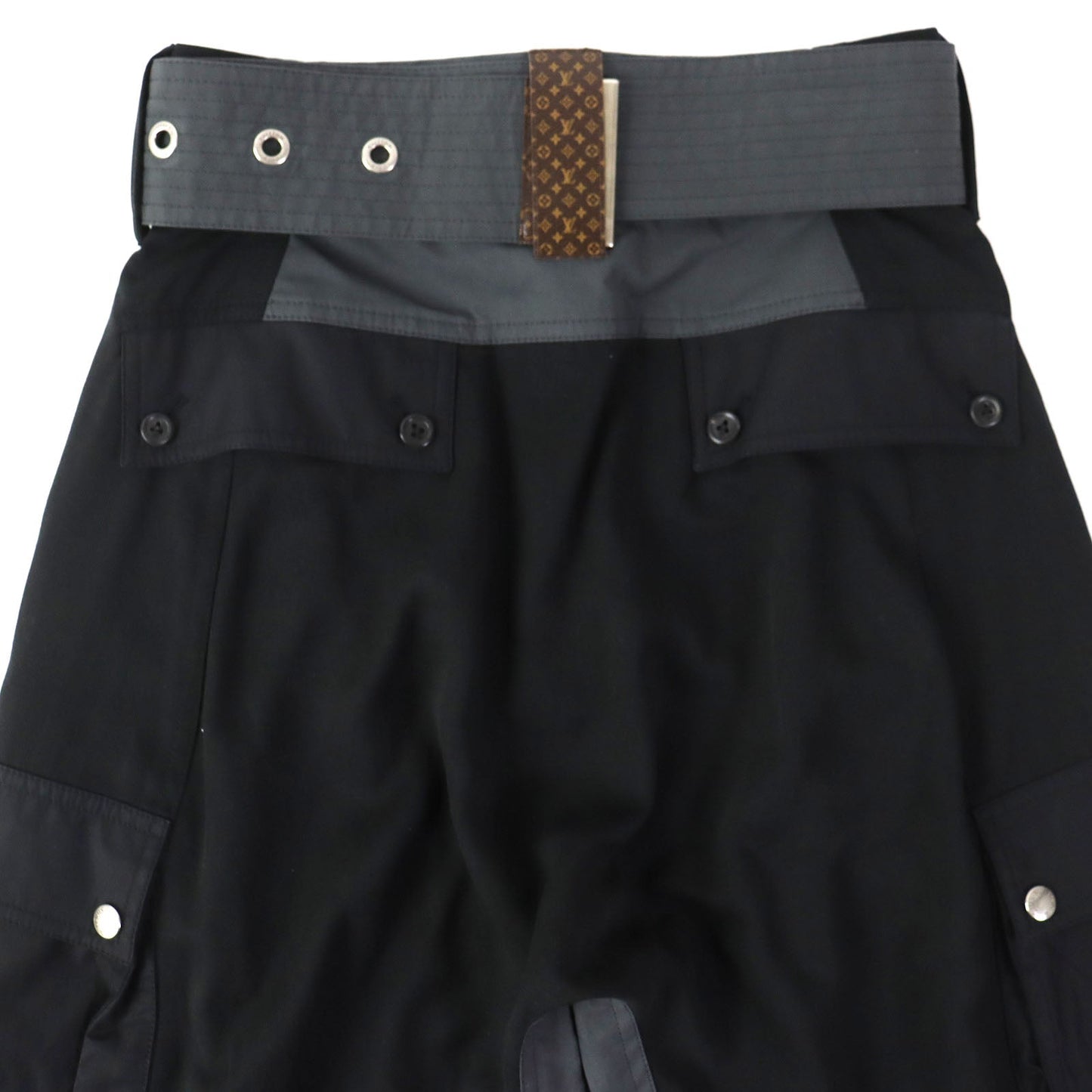 LOUIS VUITTON cargo pants Lyocell Black type 36