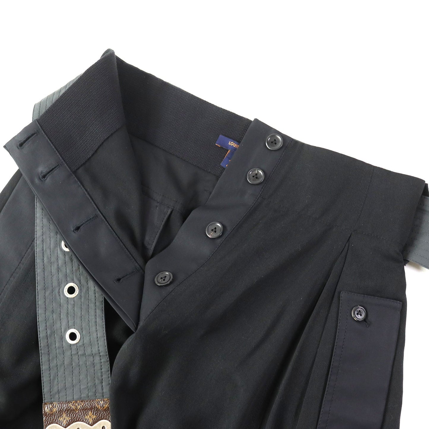 LOUIS VUITTON cargo pants Lyocell Black type 36