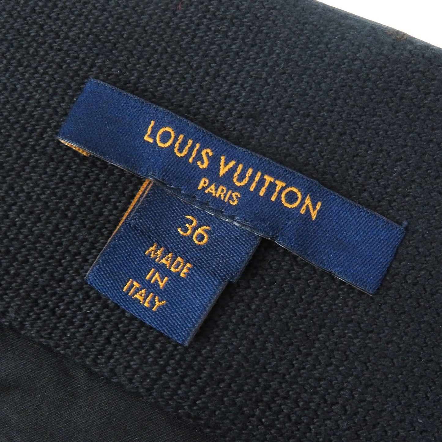 LOUIS VUITTON cargo pants Lyocell Black type 36
