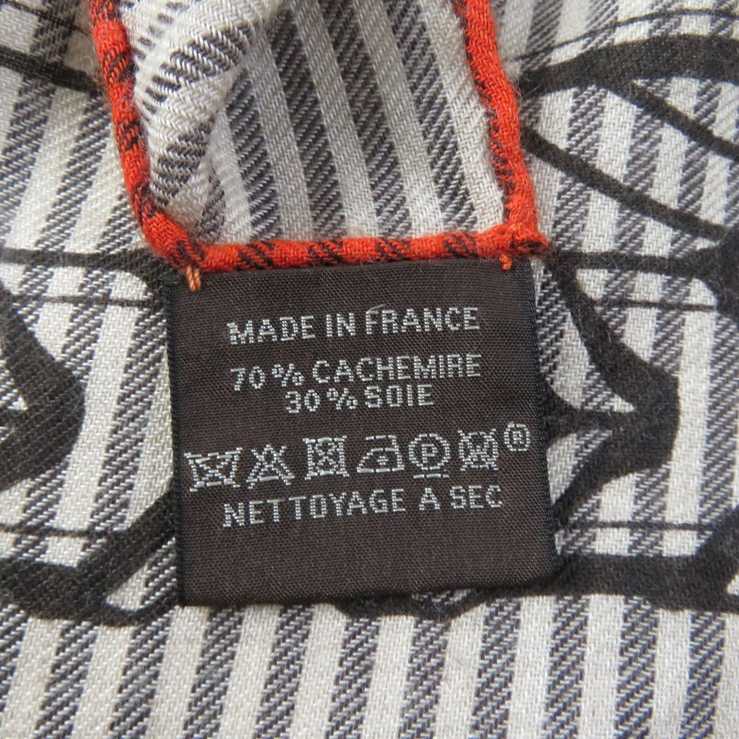 HERMES Stall 243544S cashmere multicolor Caléjean 140 Riding equipment Panoplie Equestre
