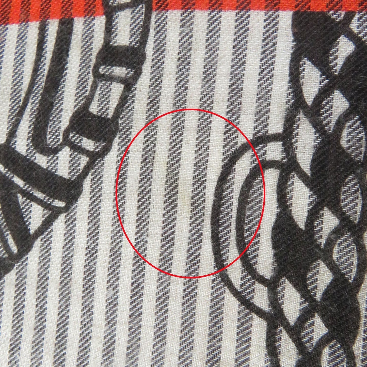 HERMES Stall 243544S cashmere multicolor Caléjean 140 Riding equipment Panoplie Equestre