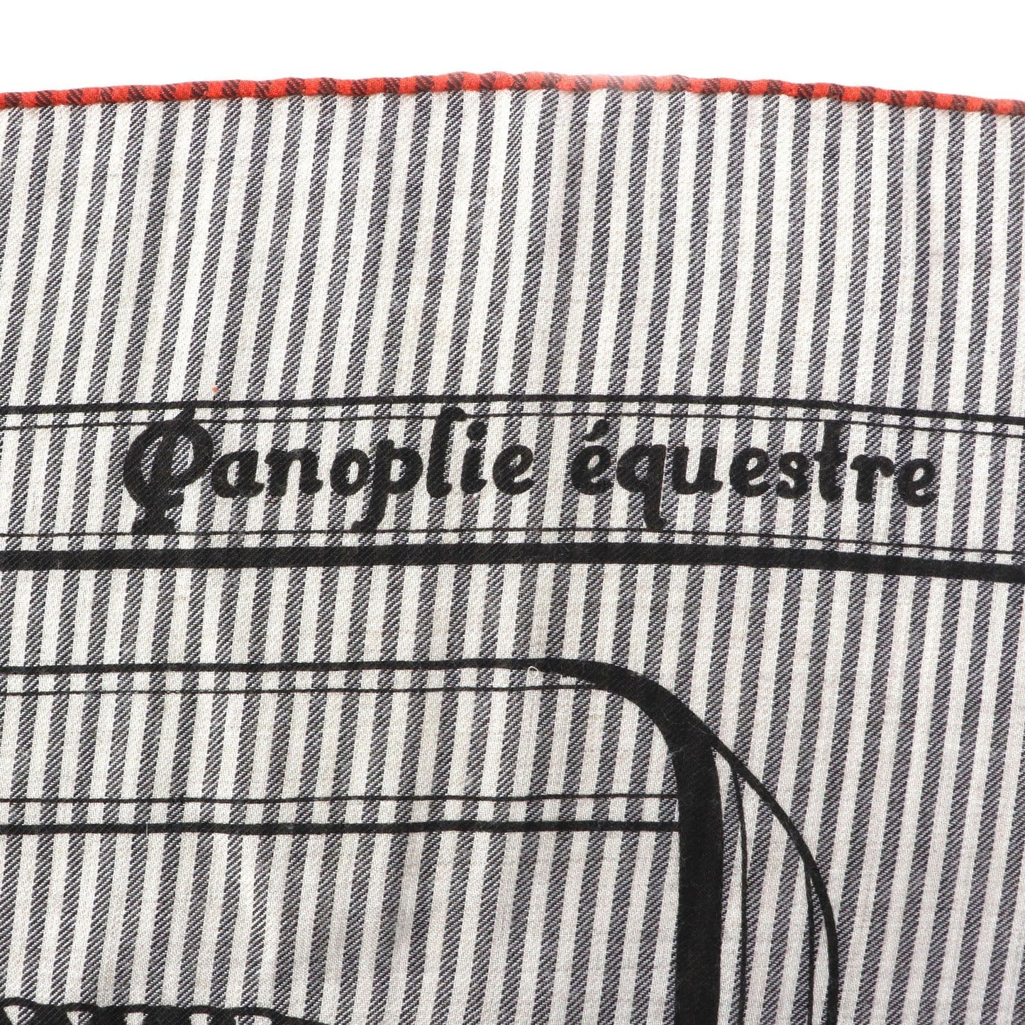 HERMES Stall 243544S cashmere multicolor Caléjean 140 Riding equipment Panoplie Equestre