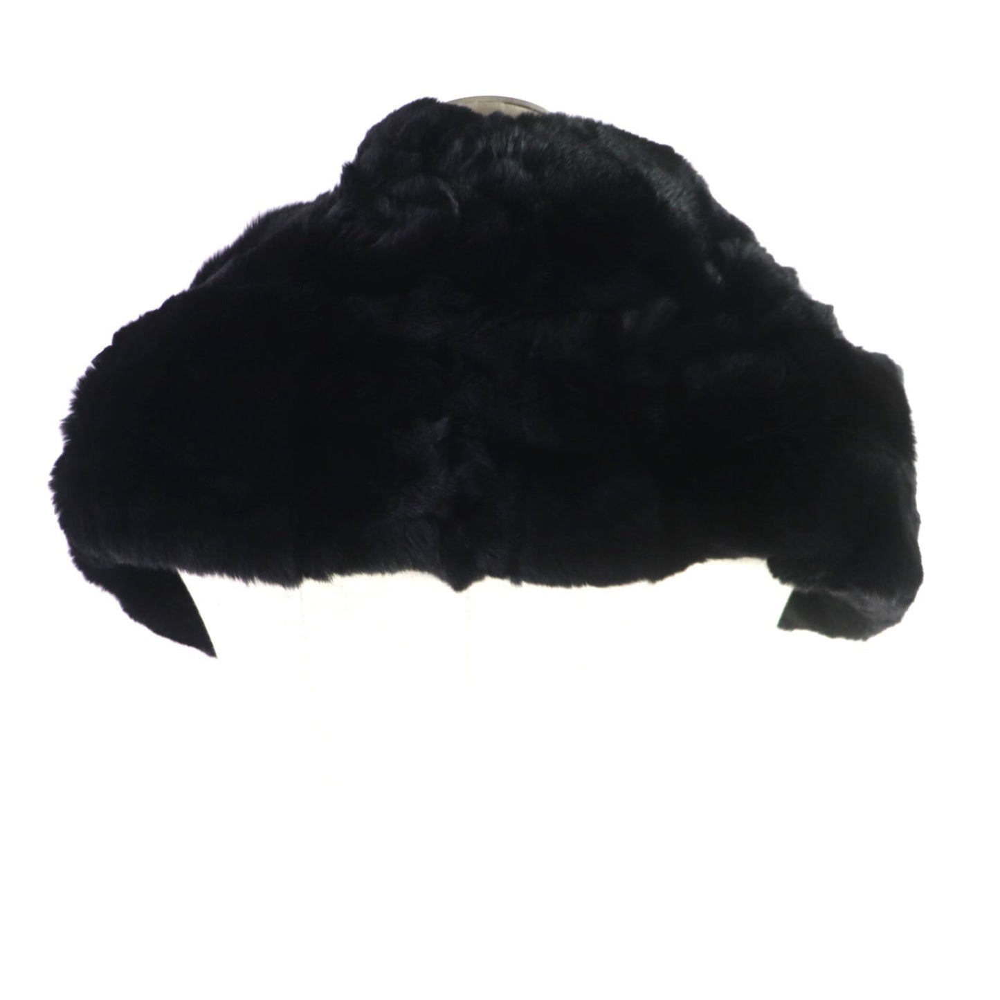 GUCCI Scarf Main: 100% cashmere, fur: 100% lapin Gray black Women Used