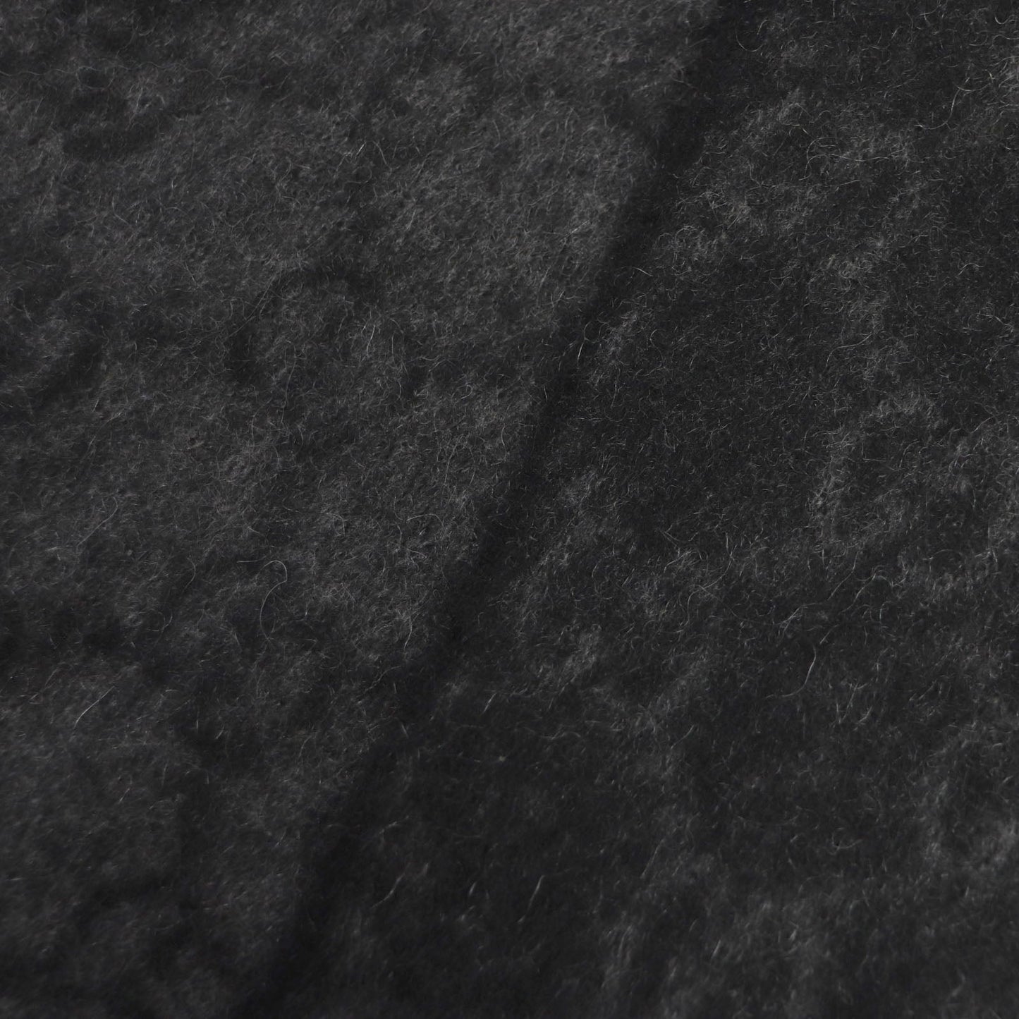 GUCCI Scarf Main: 100% cashmere, fur: 100% lapin Gray black Women Used