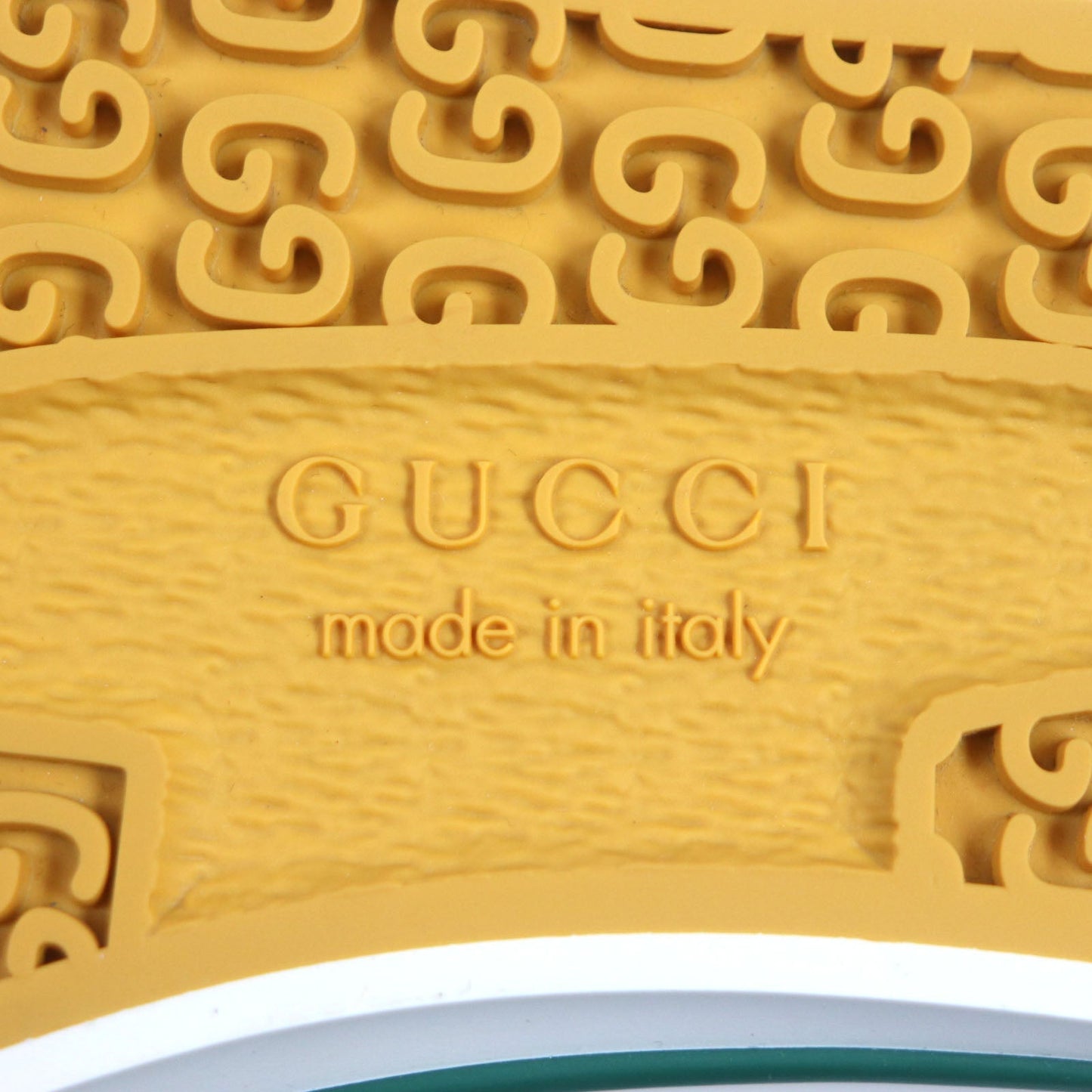 GUCCI Low cut sneakers 60110 Nylon yellow Sherry line 35.5