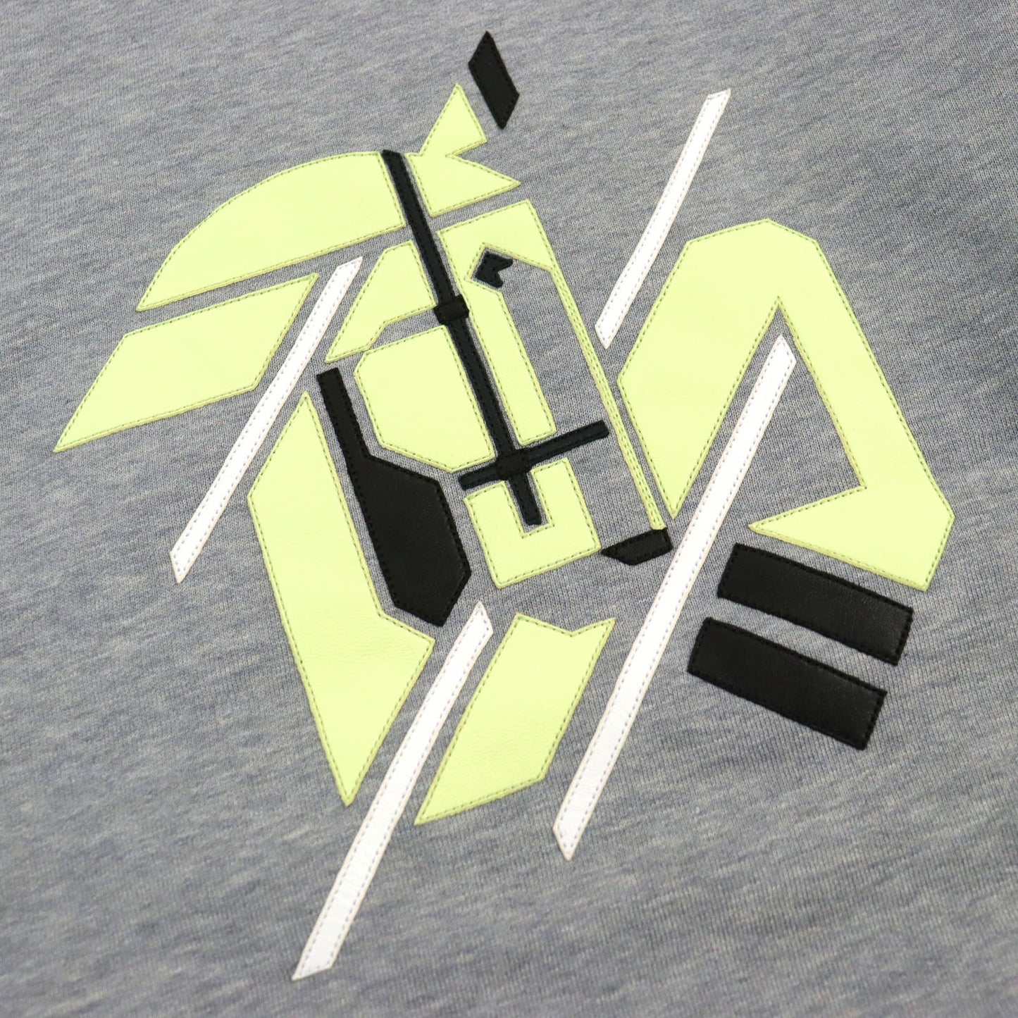HERMES sweat 31-5765 cotton gray L