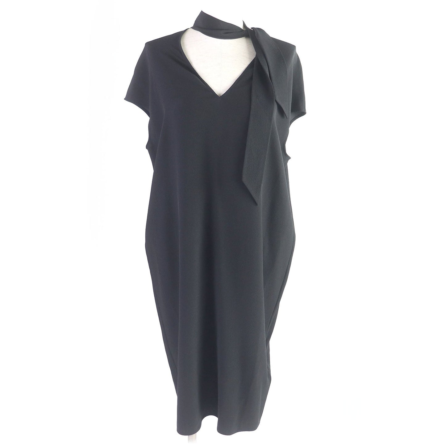 HERMES one piece silk black 34