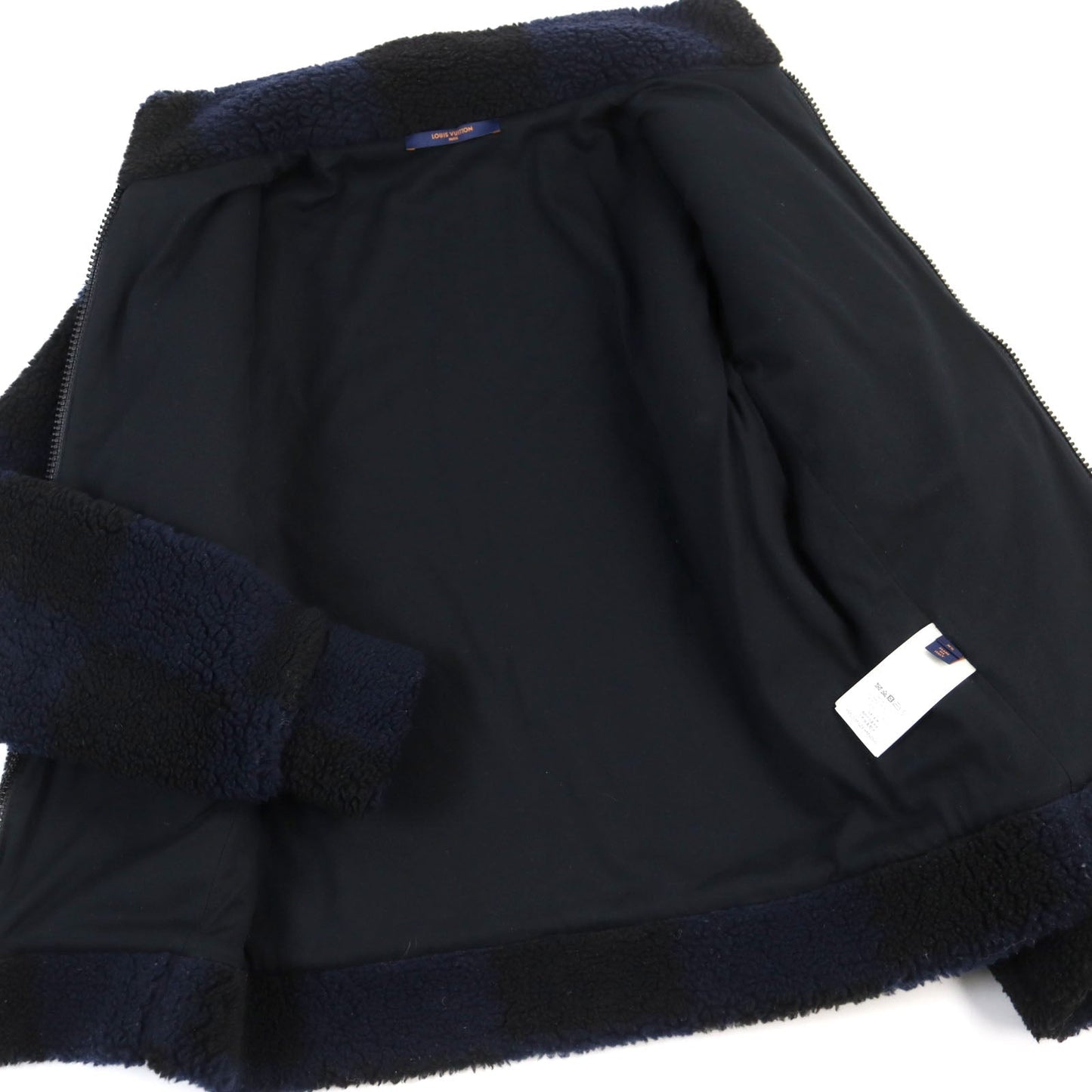 LOUIS VUITTON Blouson HMY05W polyester Navy black XS