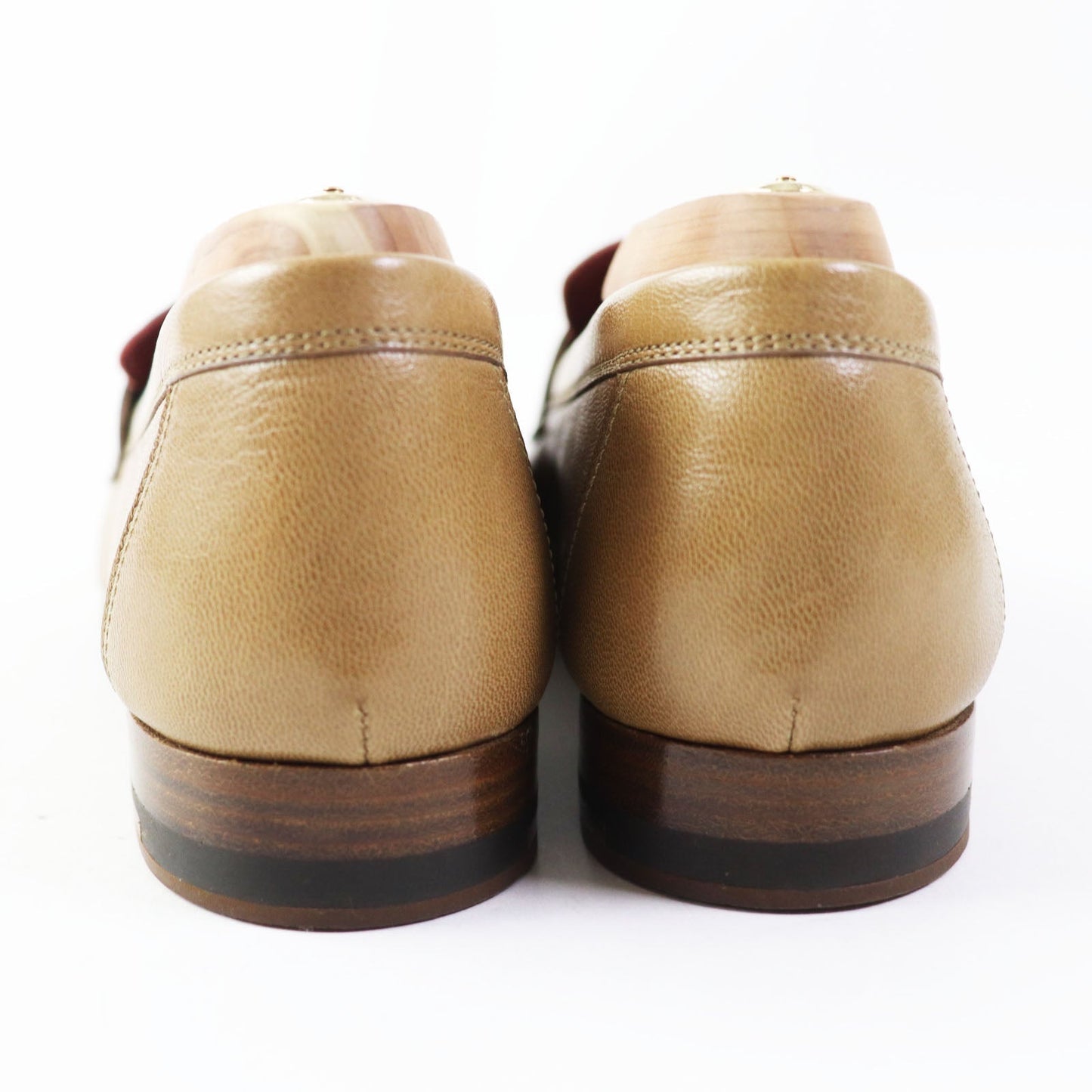 HERMES loafers 172108ZF6355 leather beige Moccasins Paris Constance 35.5
