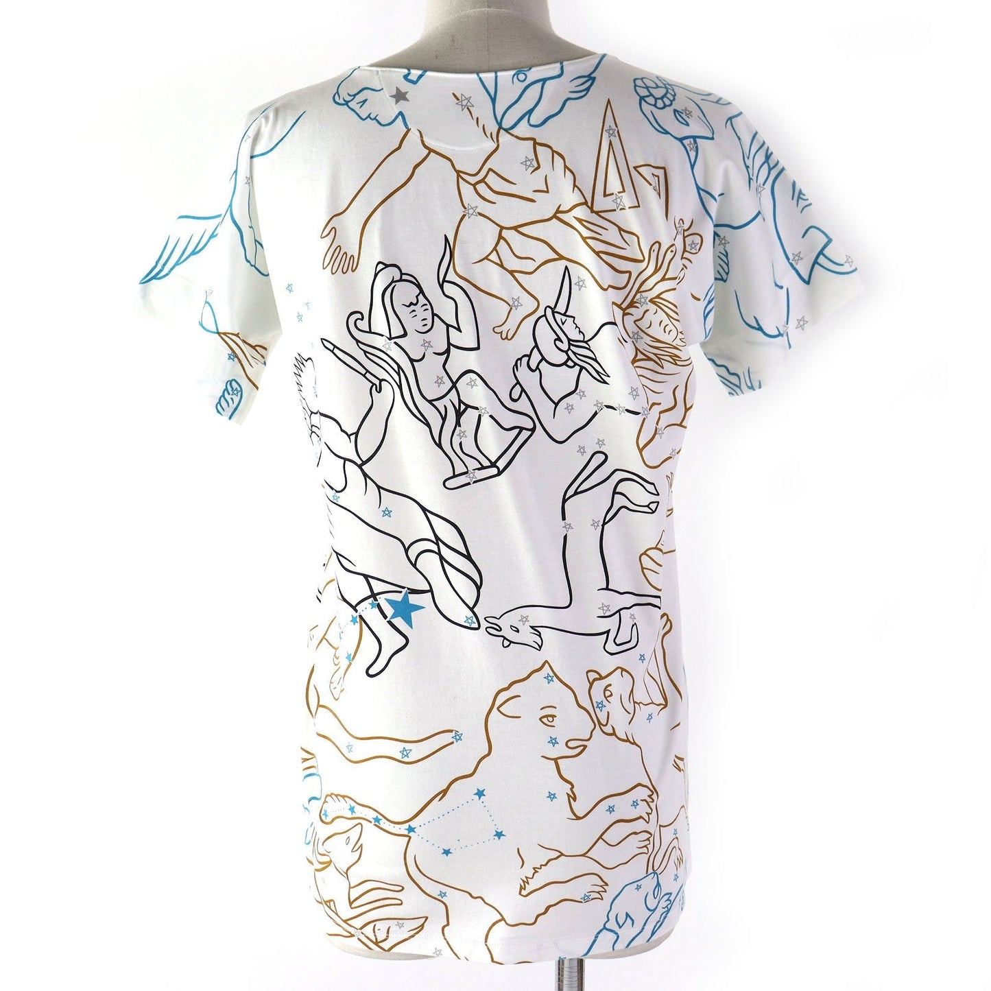 HERMES Short sleeve T-shirt cotton White multicolor 34