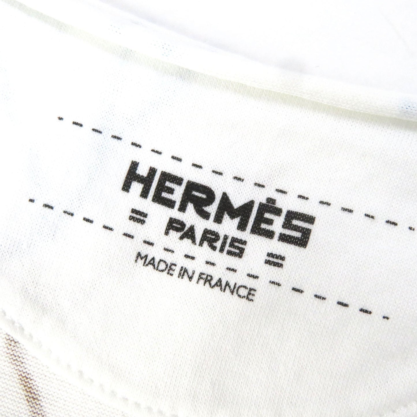 HERMES Short sleeve T-shirt cotton White multicolor 34