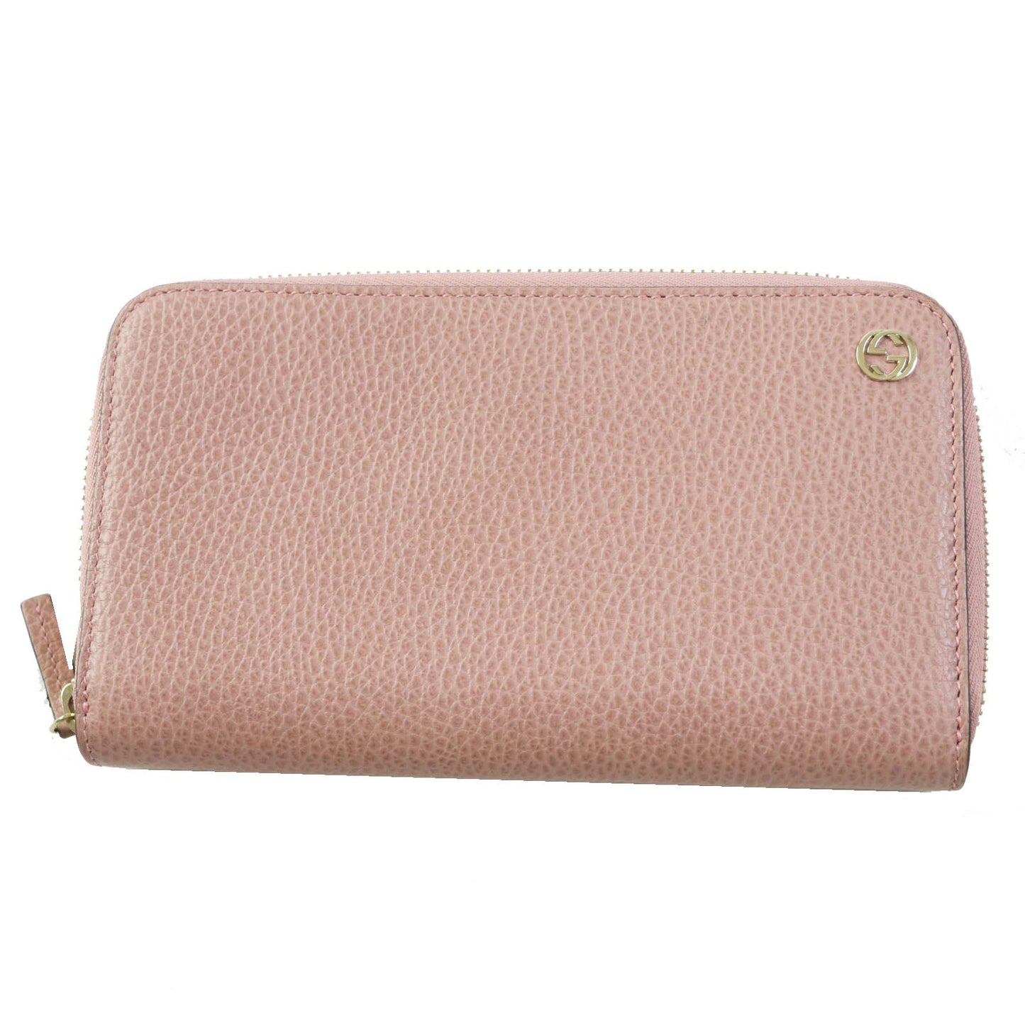 GUCCI Long Wallet Purse G449347 leather Dusty Pink
