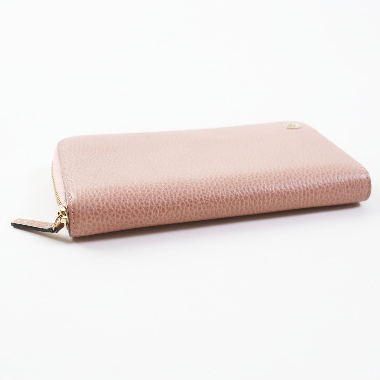 GUCCI Long Wallet Purse G449347 leather Dusty Pink