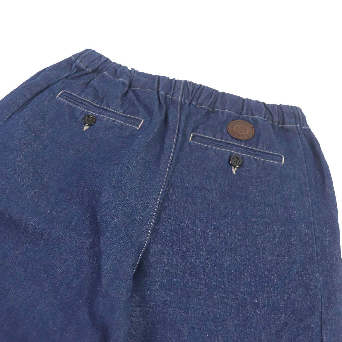 GUCCI Pants 626424 cotton Indigo blue 46