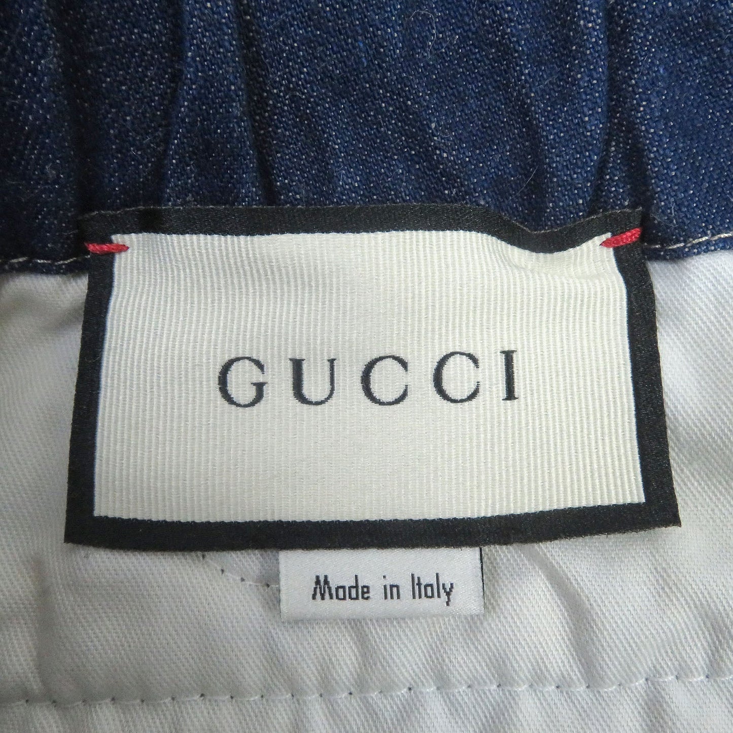 GUCCI Pants 626424 cotton Indigo blue 46