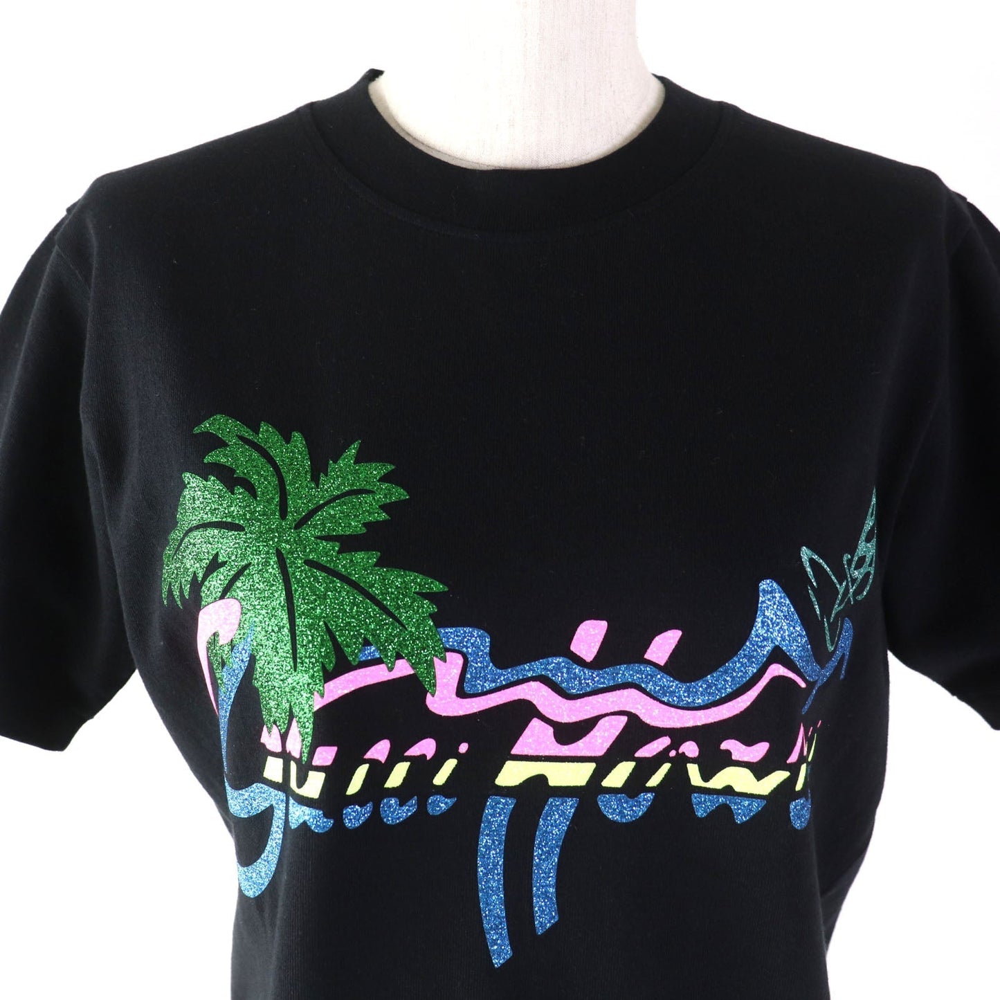 GUCCI Short sleeve T-shirt 580762 cotton black XS