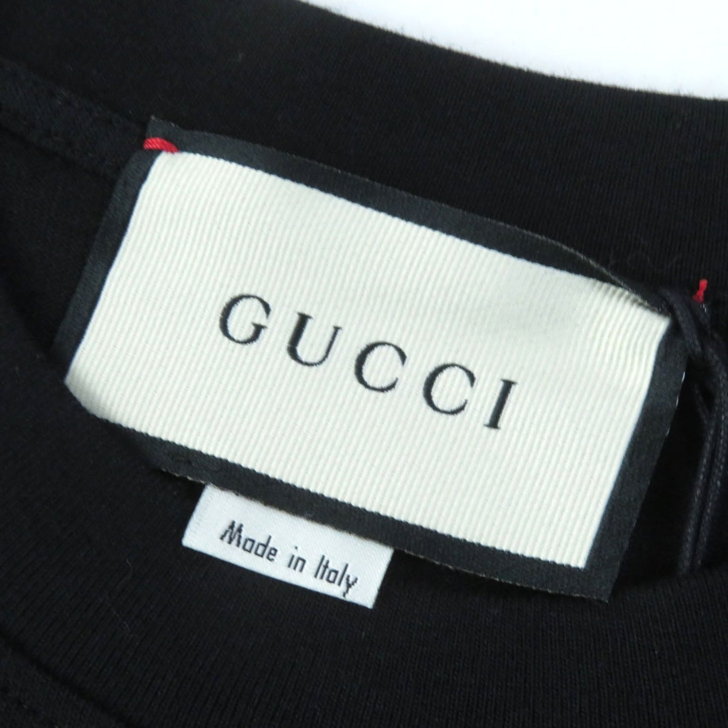 GUCCI Short sleeve T-shirt 580762 cotton black XS