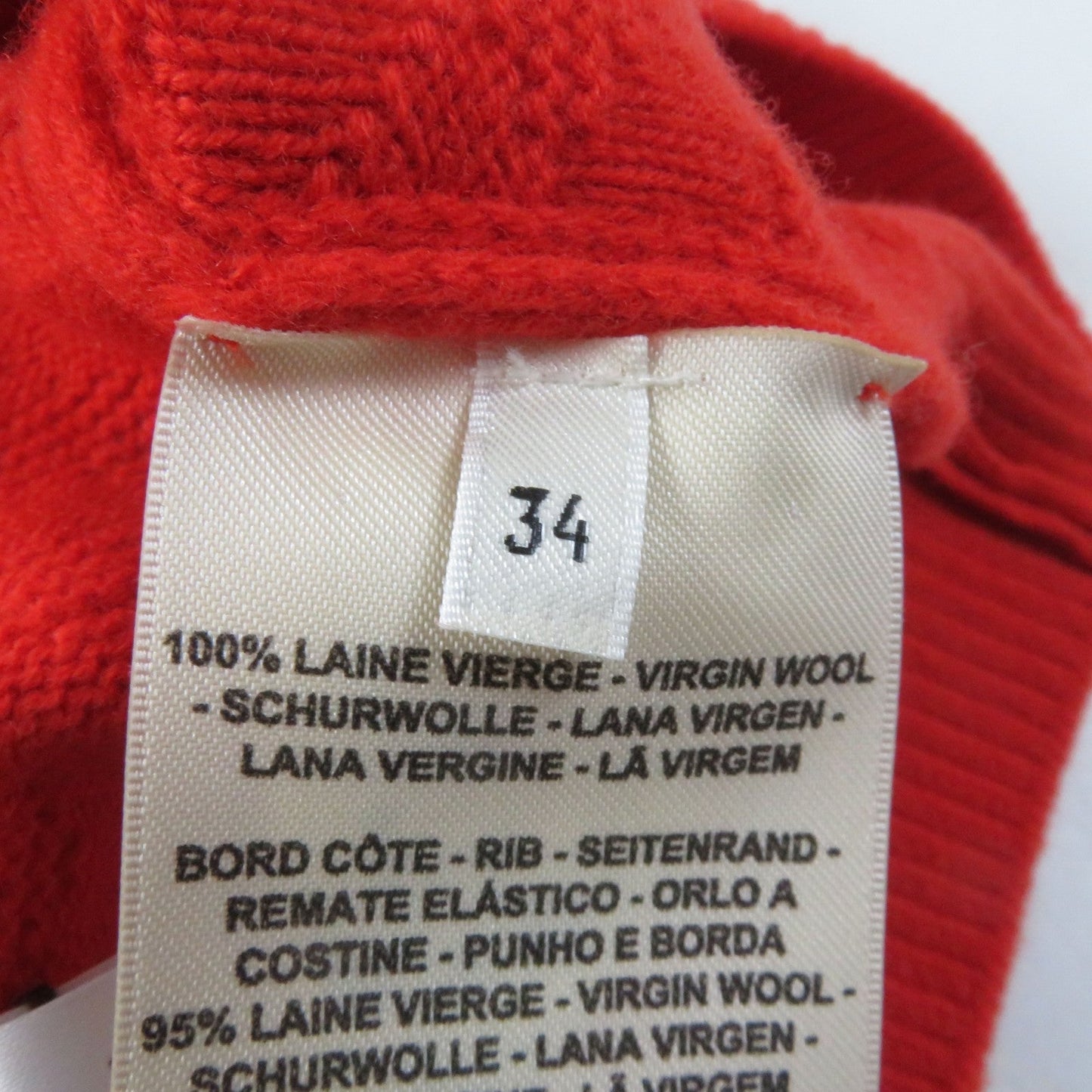 HERMES one piece 2E2501DE wool Orange S