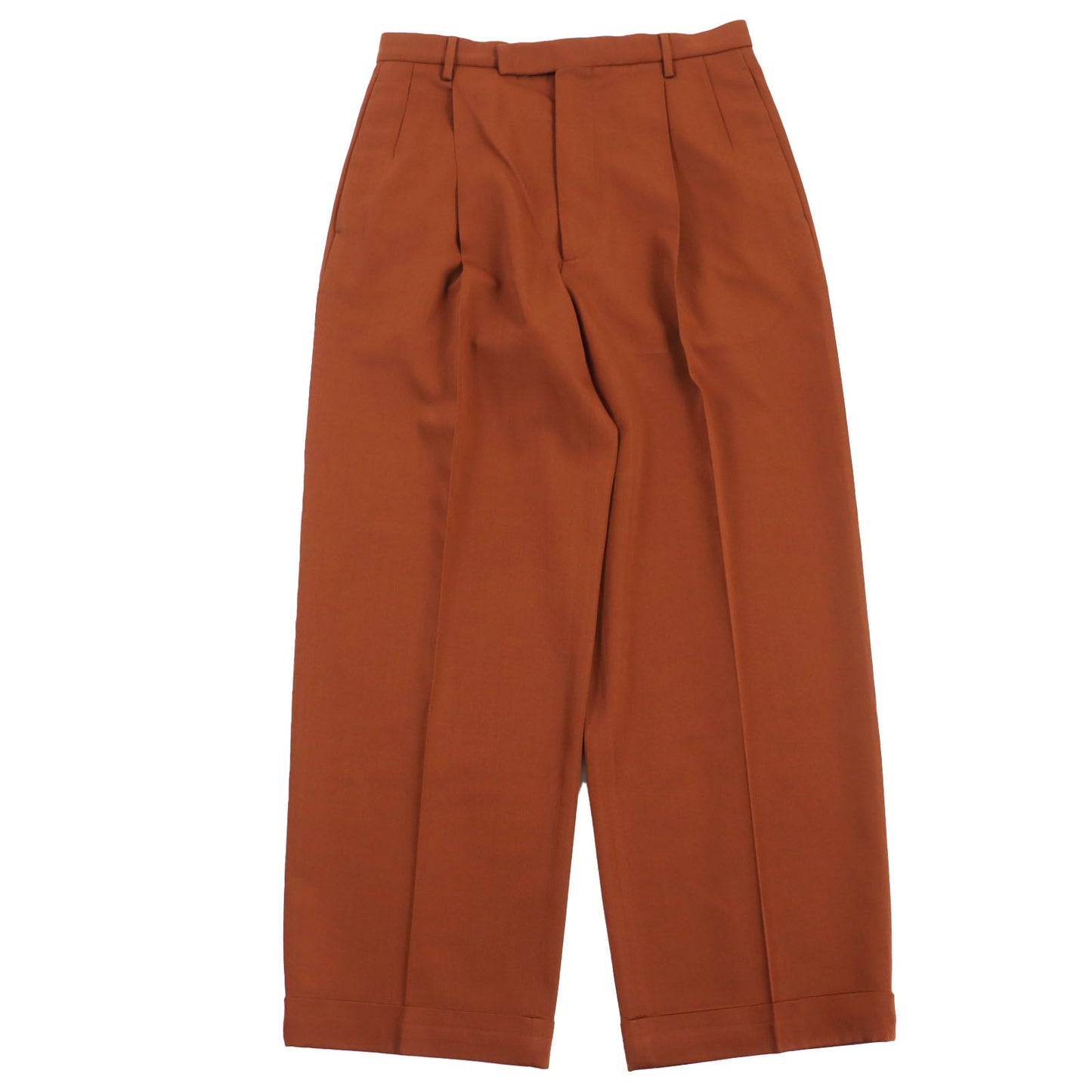 GUCCI slacks 690474 wool Brown Gucci label trousers 44