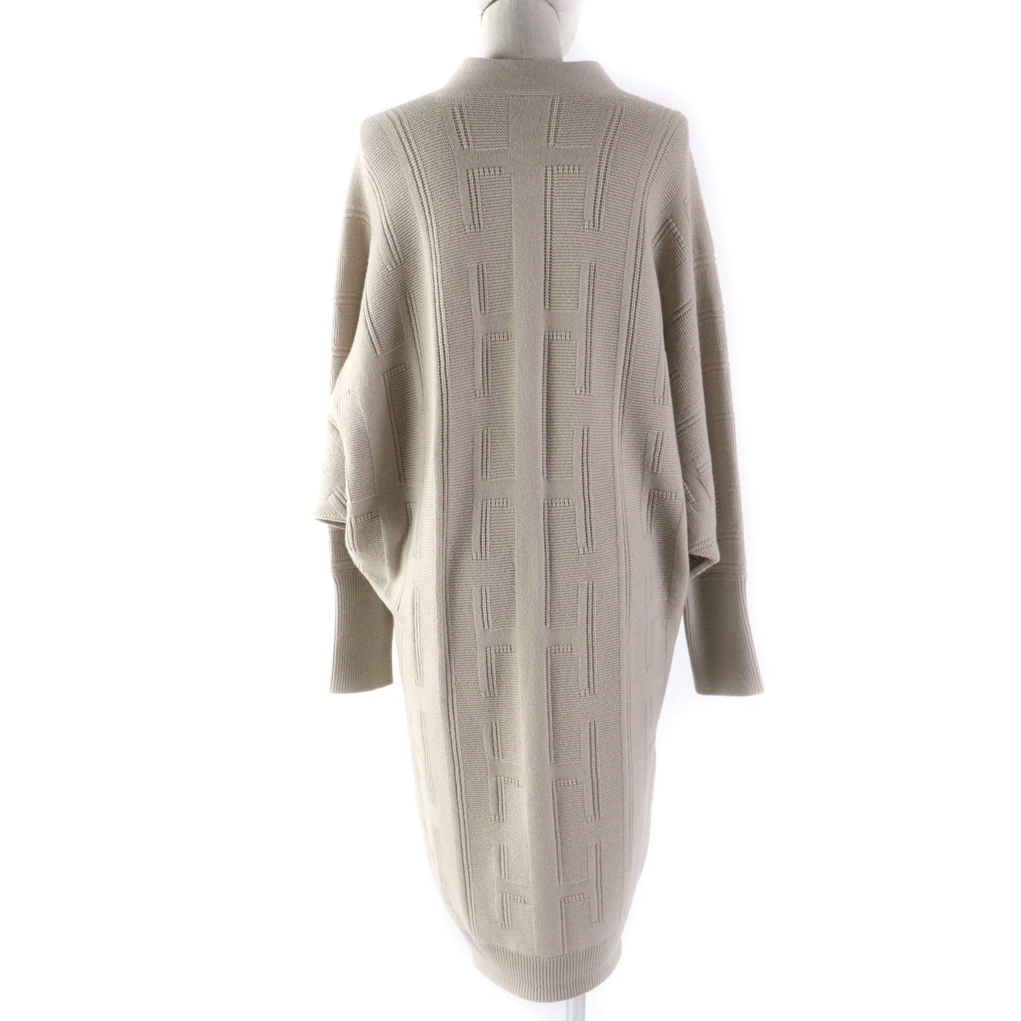 HERMES cardigan wool beige 34