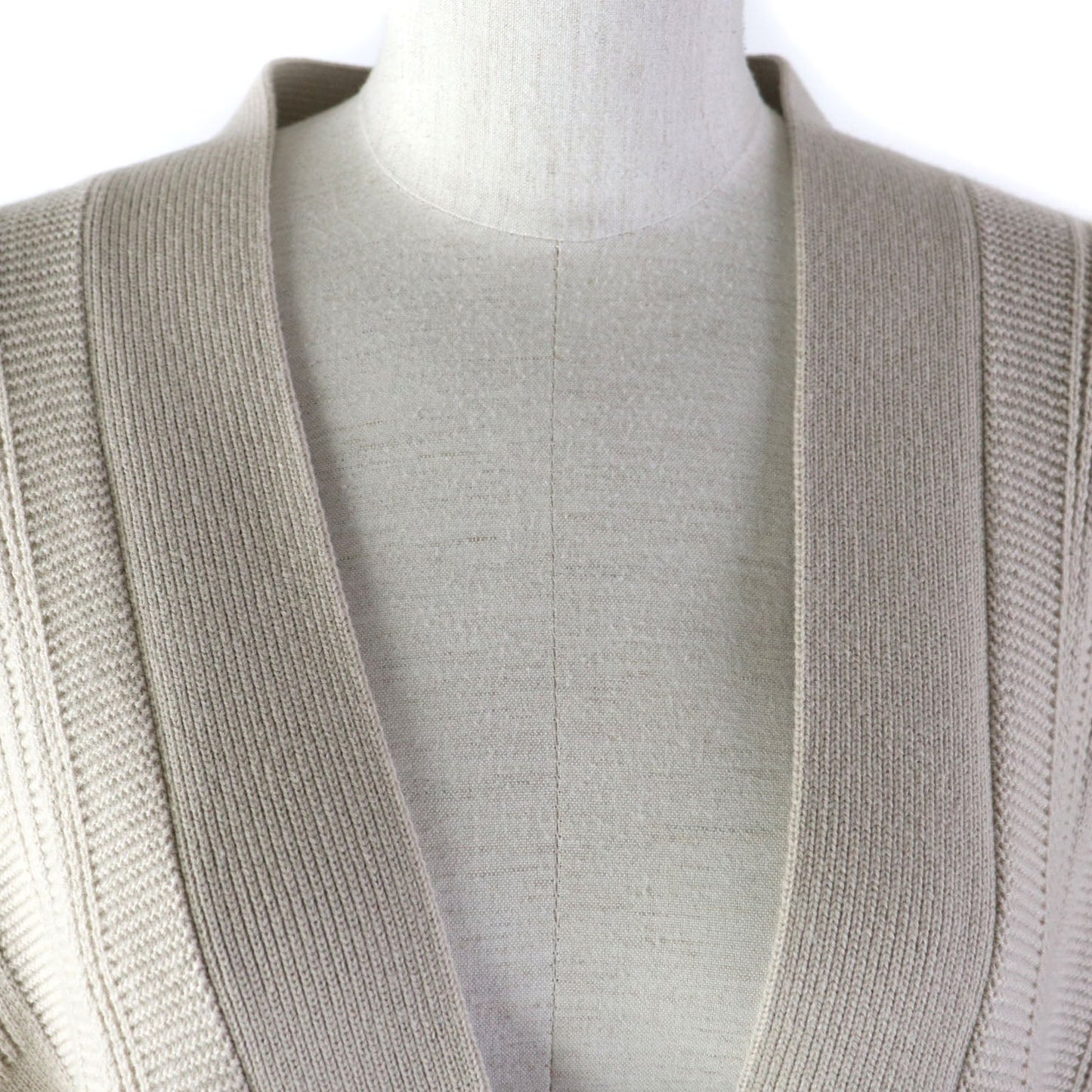 HERMES cardigan wool beige 34