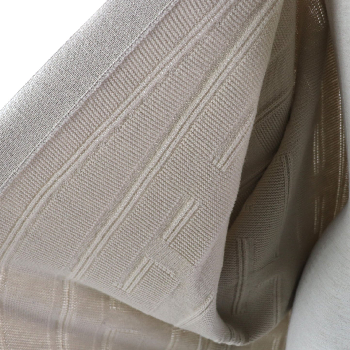 HERMES cardigan wool beige 34