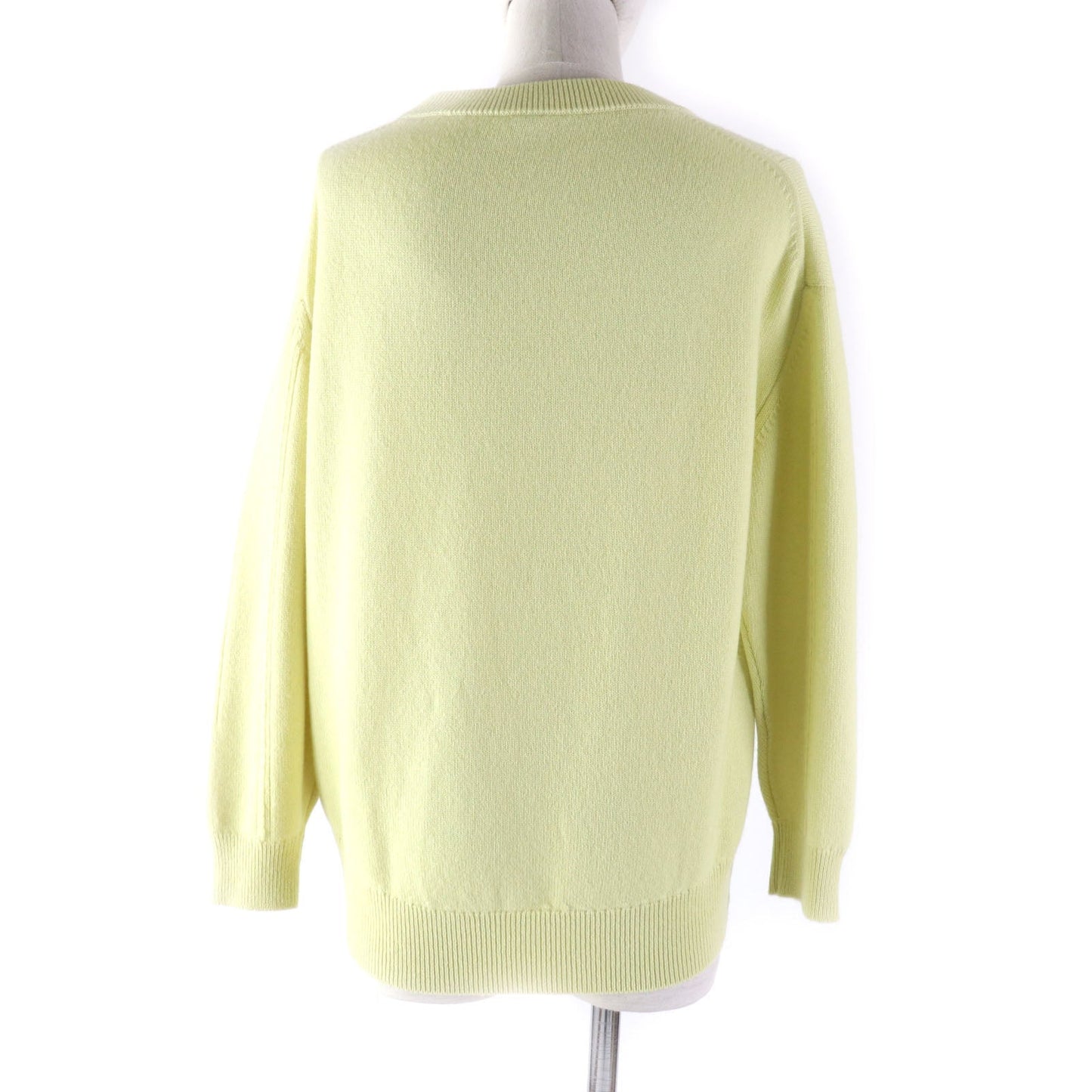 HERMES knit 2H2603D1 cashmere yellow 38