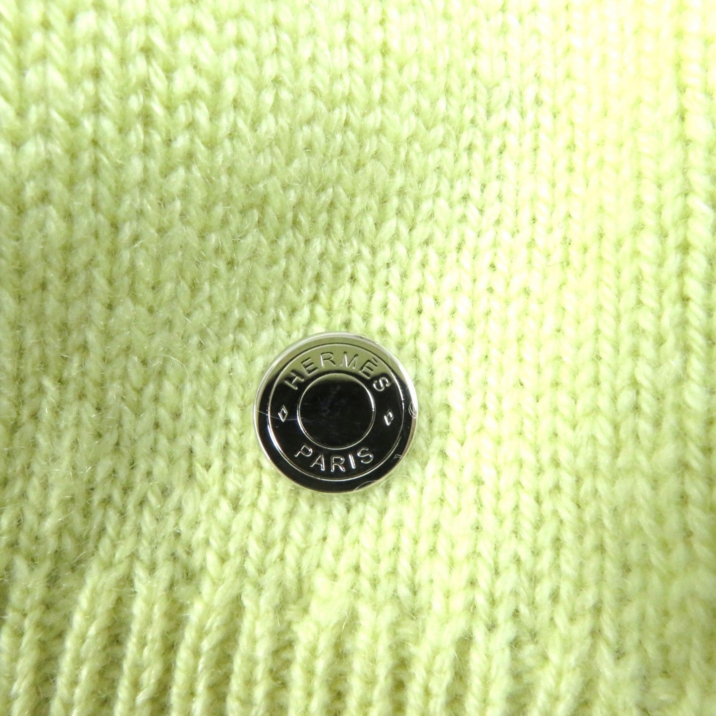 HERMES knit 2H2603D1 cashmere yellow 38