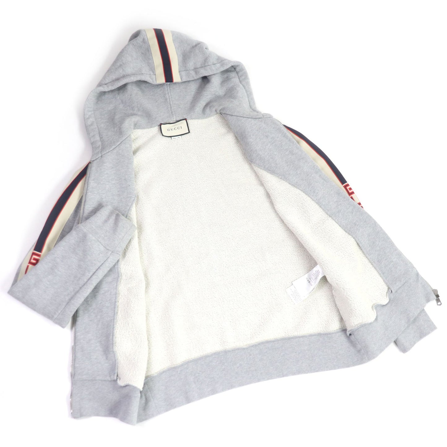 GUCCI Hoodie 497250 cotton gray S