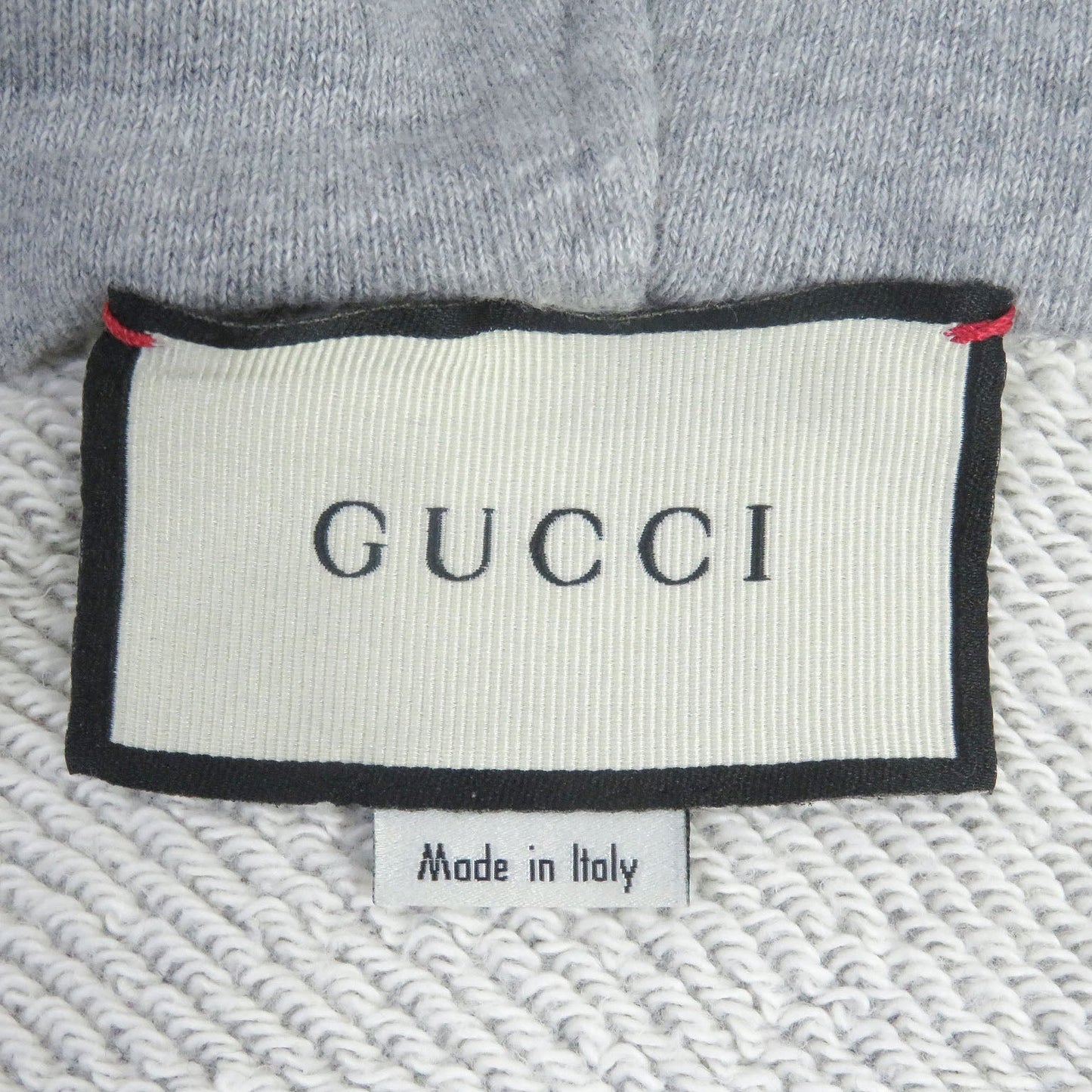 GUCCI Hoodie 497250 cotton gray S