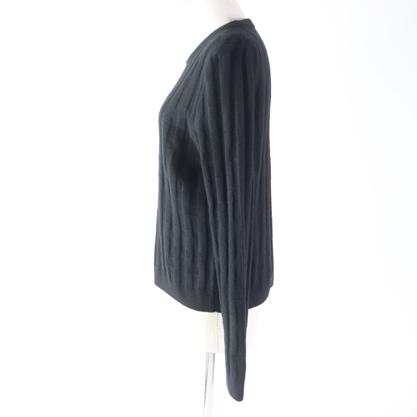 HERMES sweater wool black 42