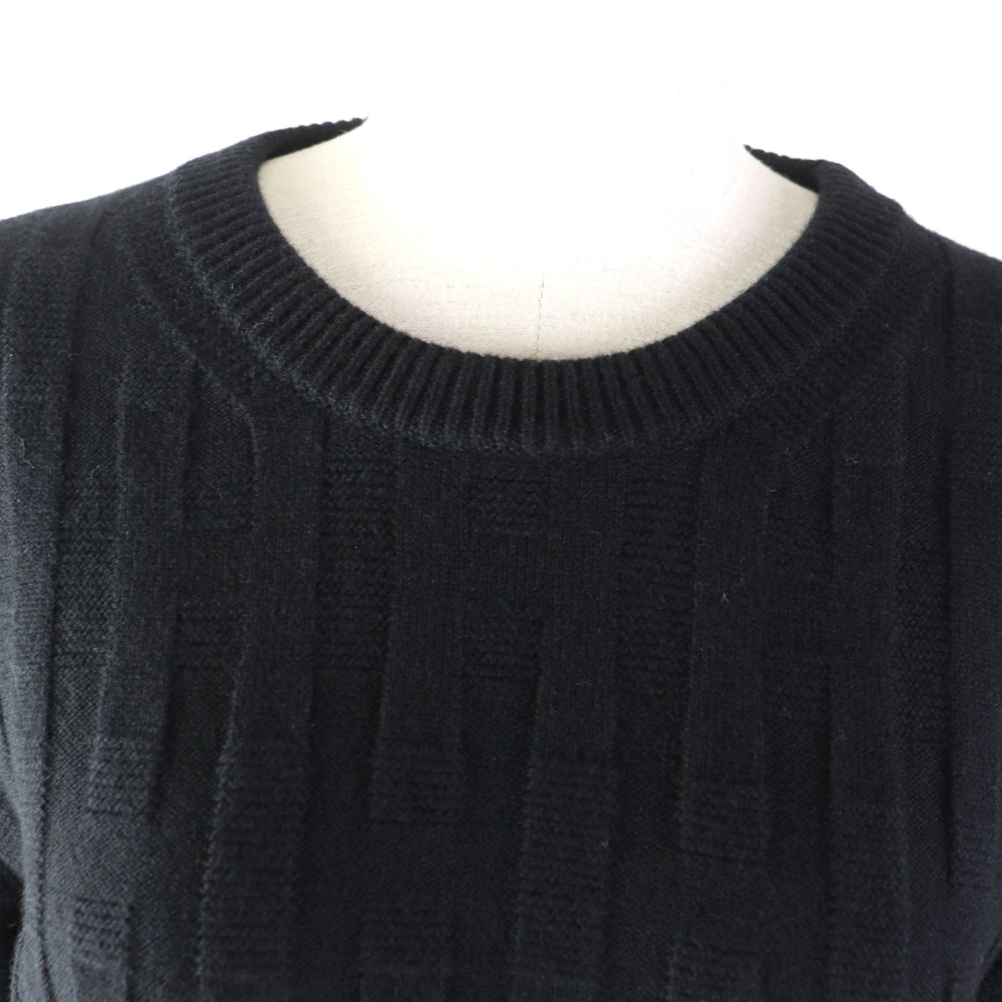 HERMES sweater wool black 42