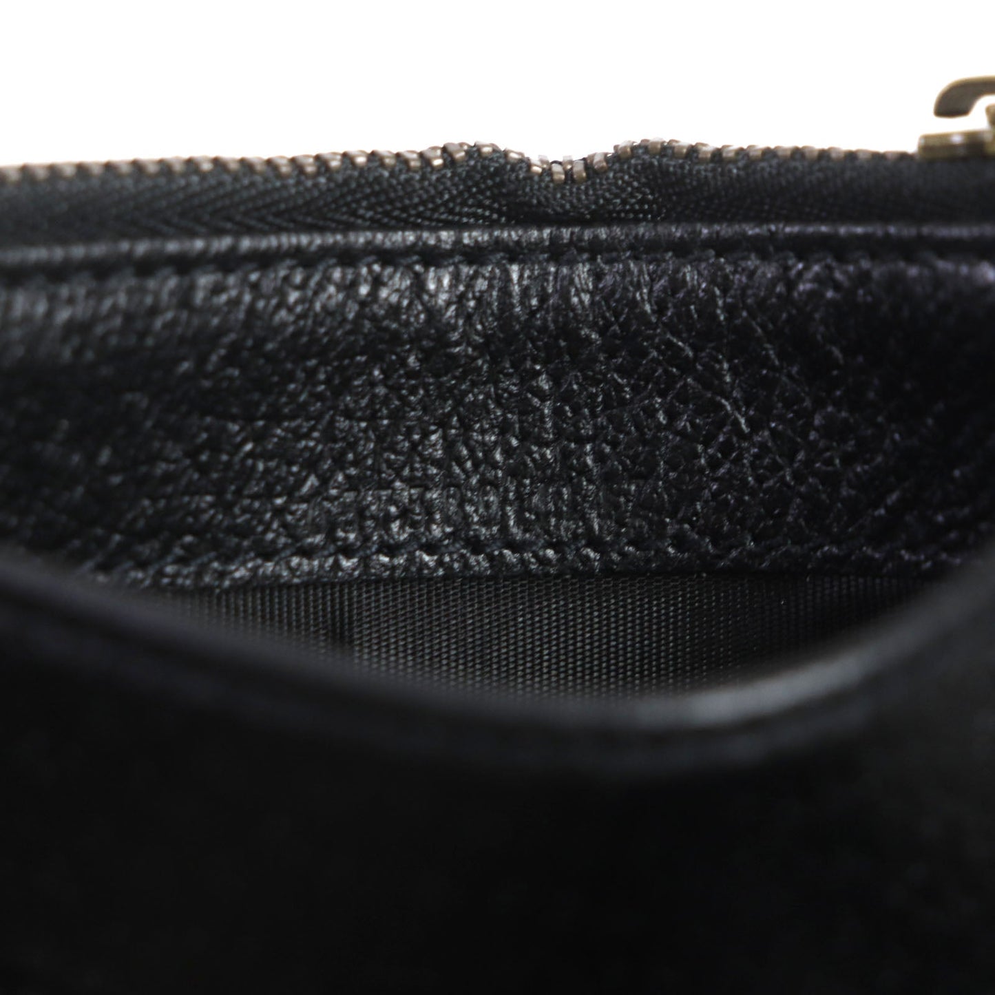 GUCCI Card Case 657589 leather black