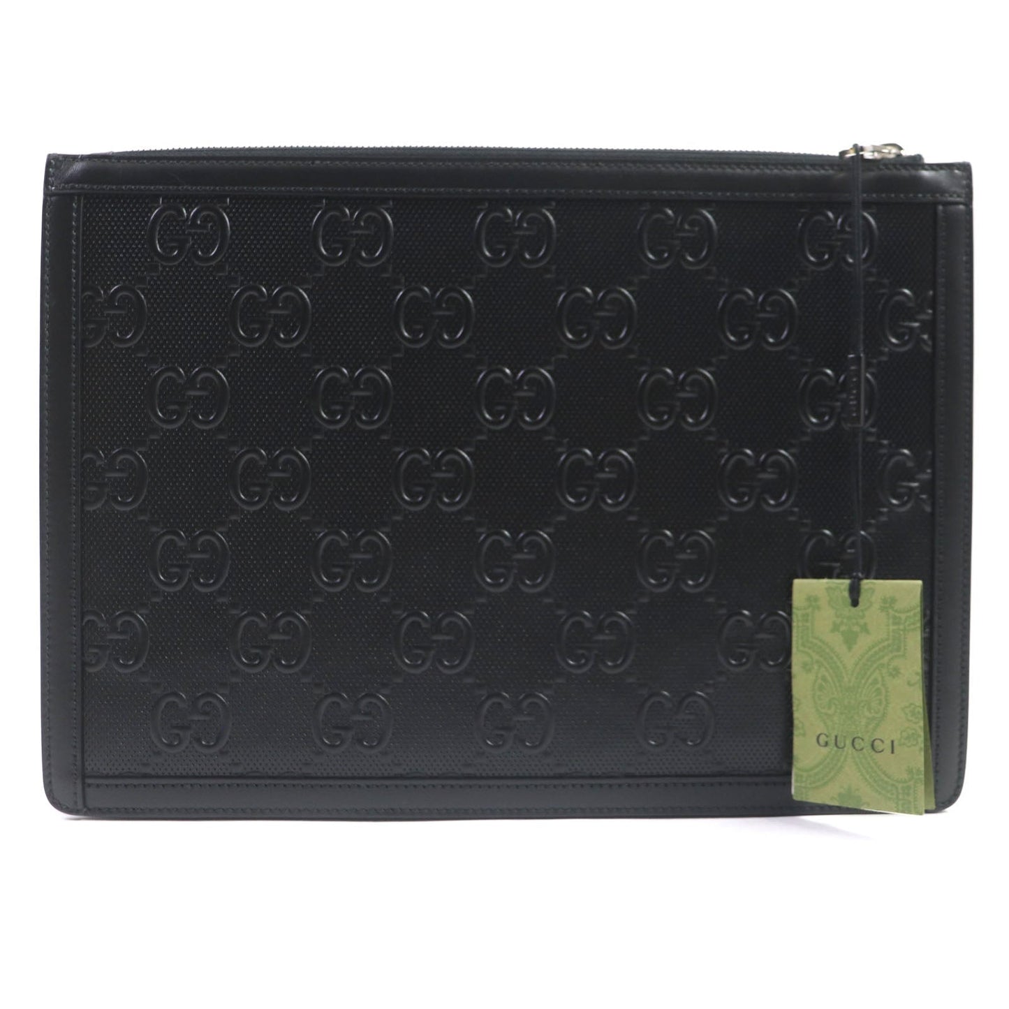 GUCCI Clutch bag 646449 Main: Leather black mens Used