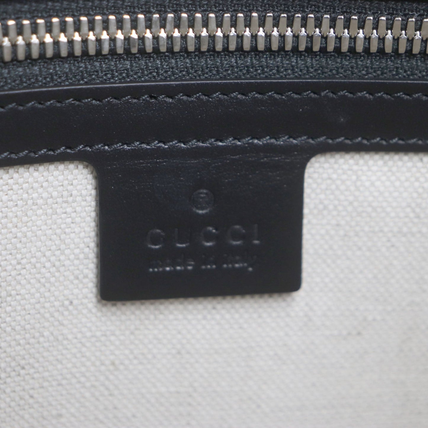 GUCCI Clutch bag 646449 Main: Leather black mens Used