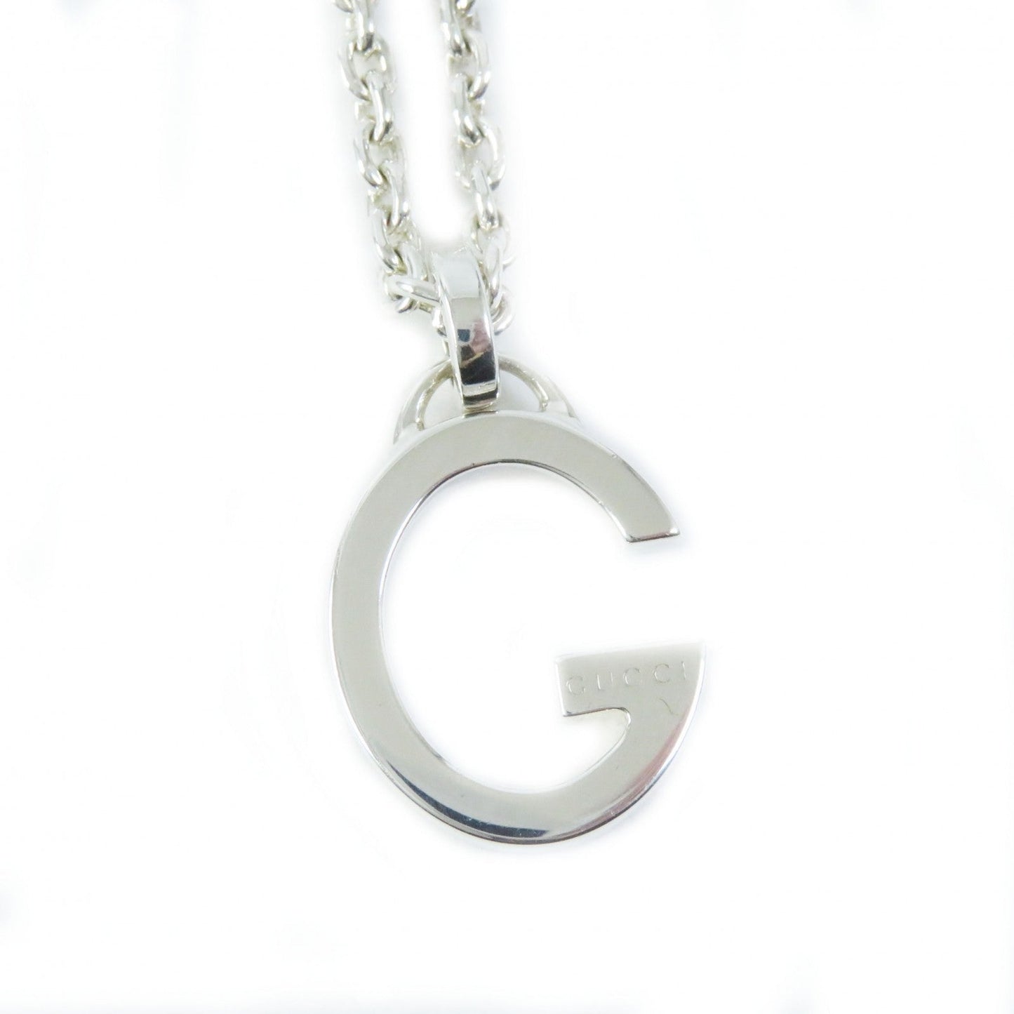GUCCI Necklace 233936 AG925 Silver G plate